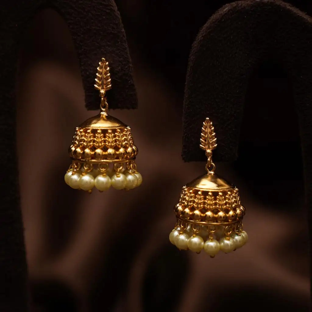 Lakini Antique Jhumka Earrings