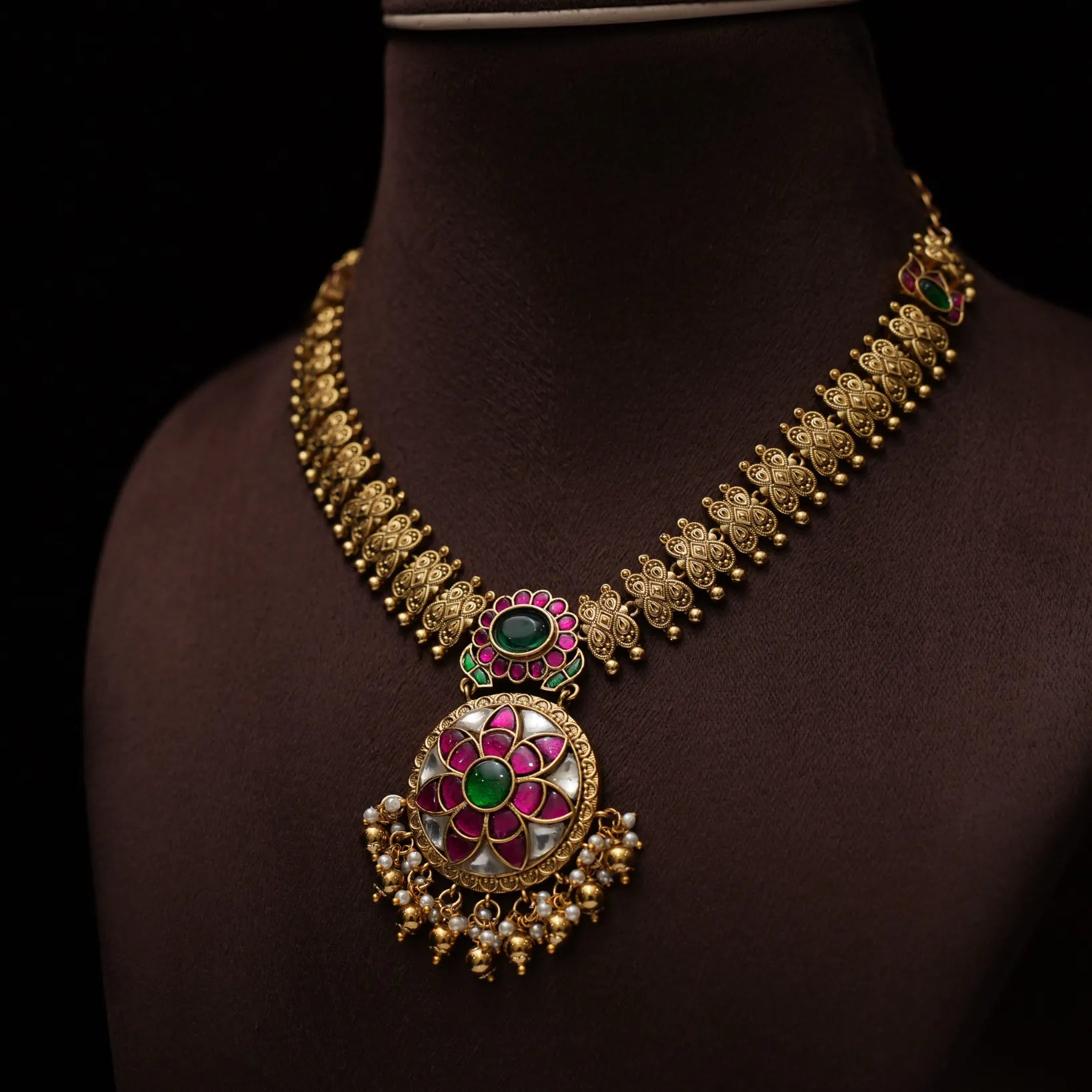 Laranya Antique Necklace - Fern