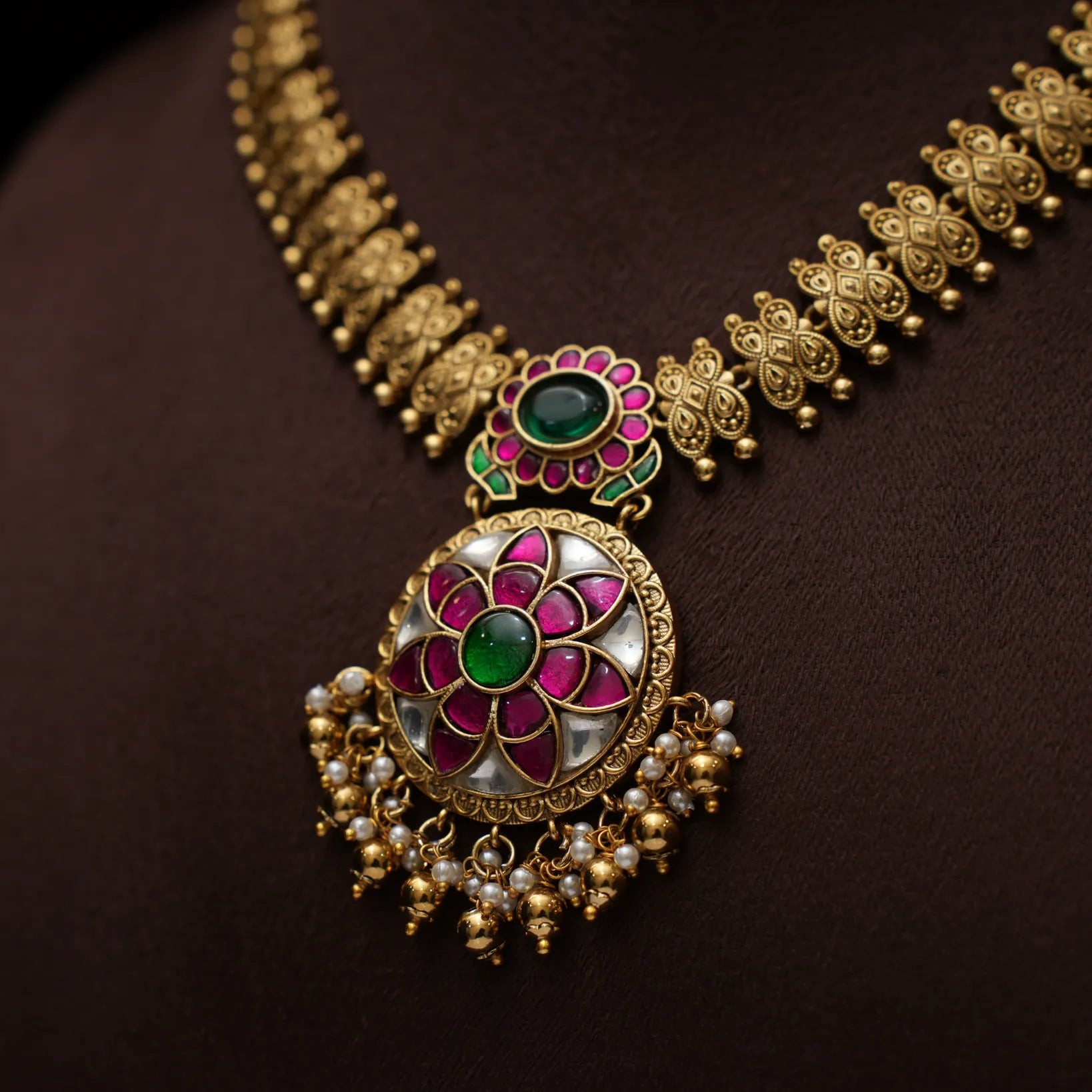 Laranya Antique Necklace - Fern