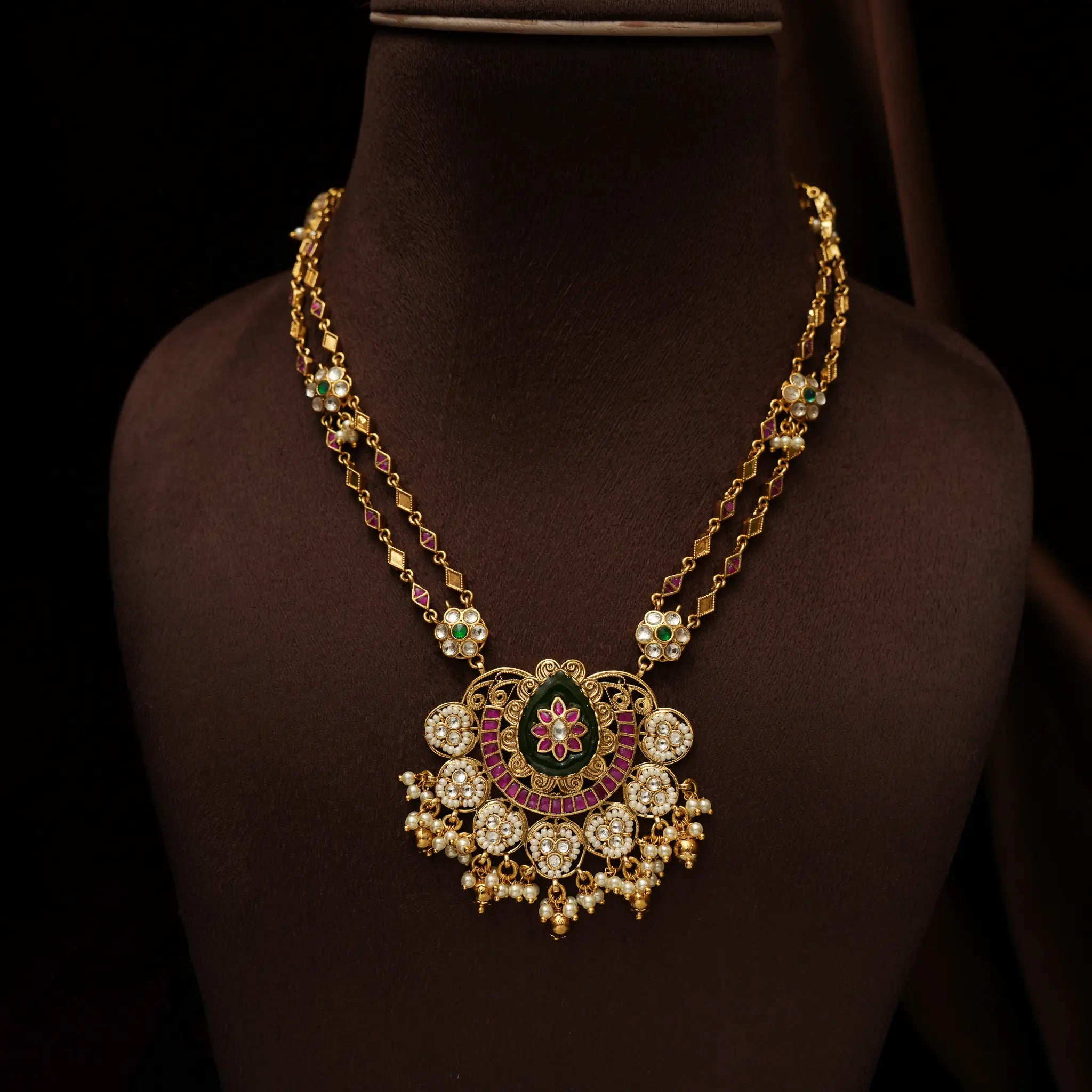 Layla Antique Polki Necklace