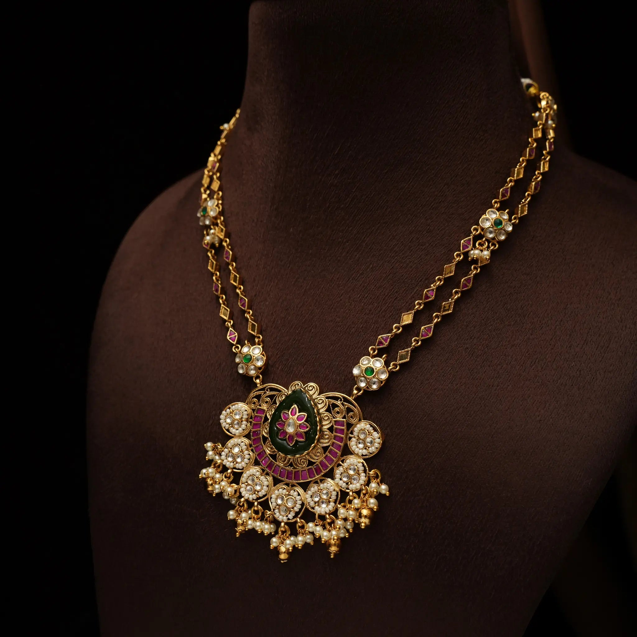 Layla Antique Polki Necklace