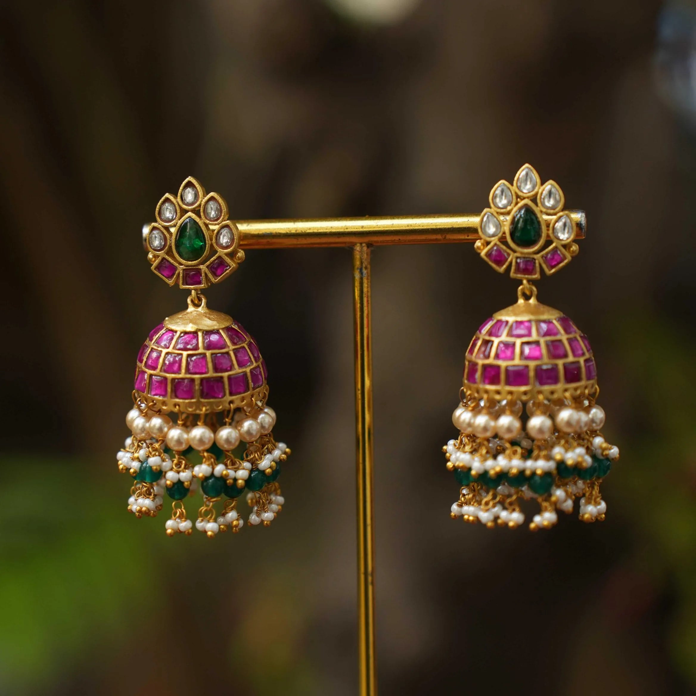 Leena Polki Jhumka