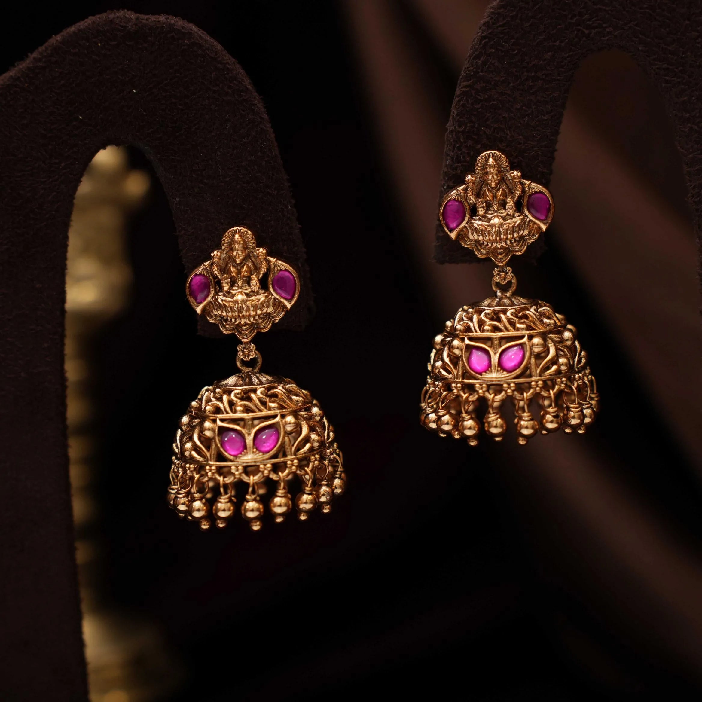 Lehan Antique Jhumka Earrings