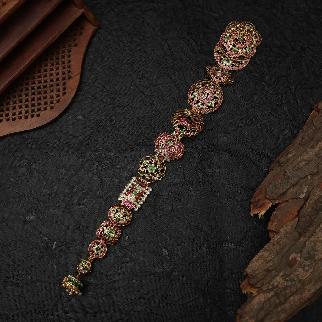 Leilani Polki Jada Billai/ Hair Brooch