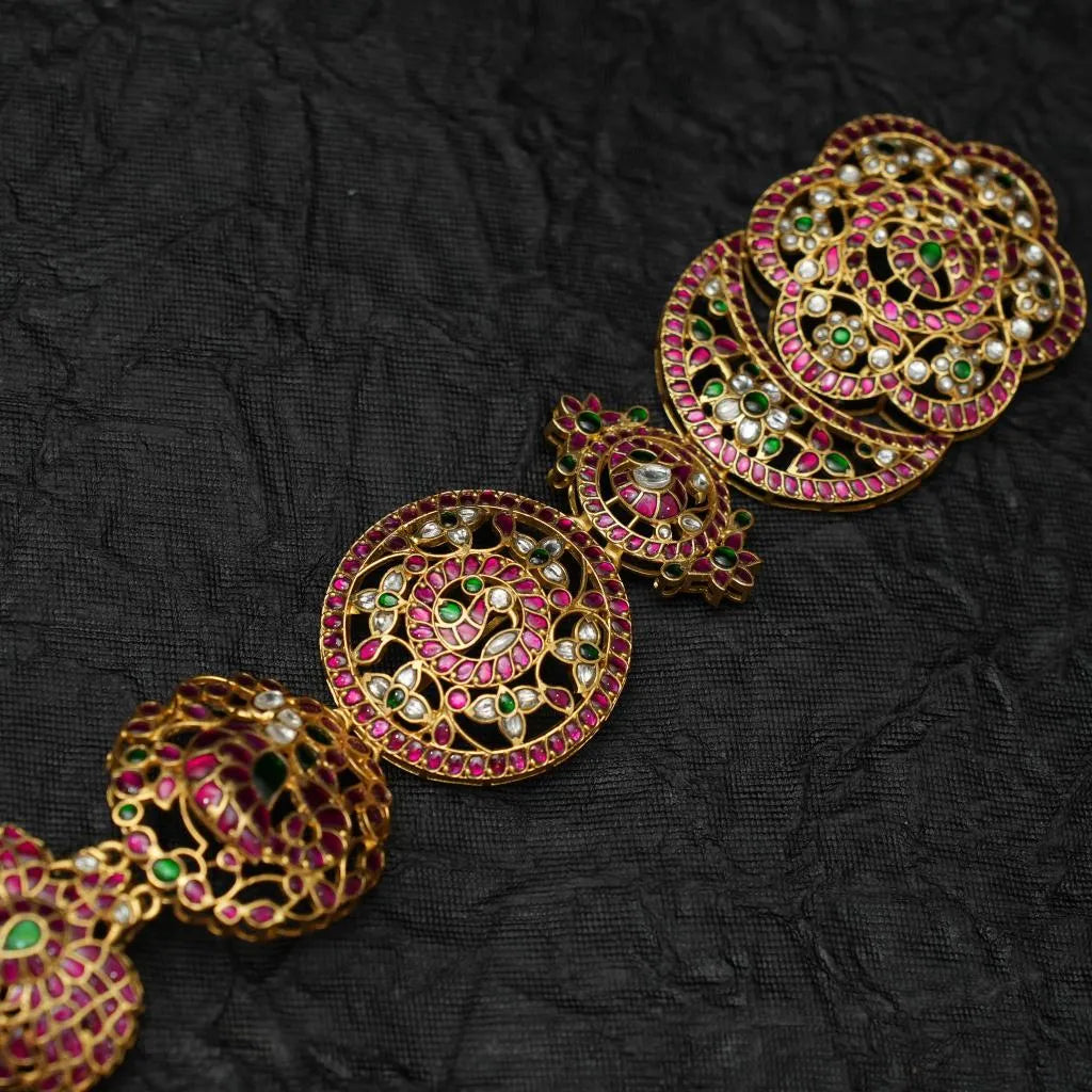 Leilani Polki Jada Billai/ Hair Brooch