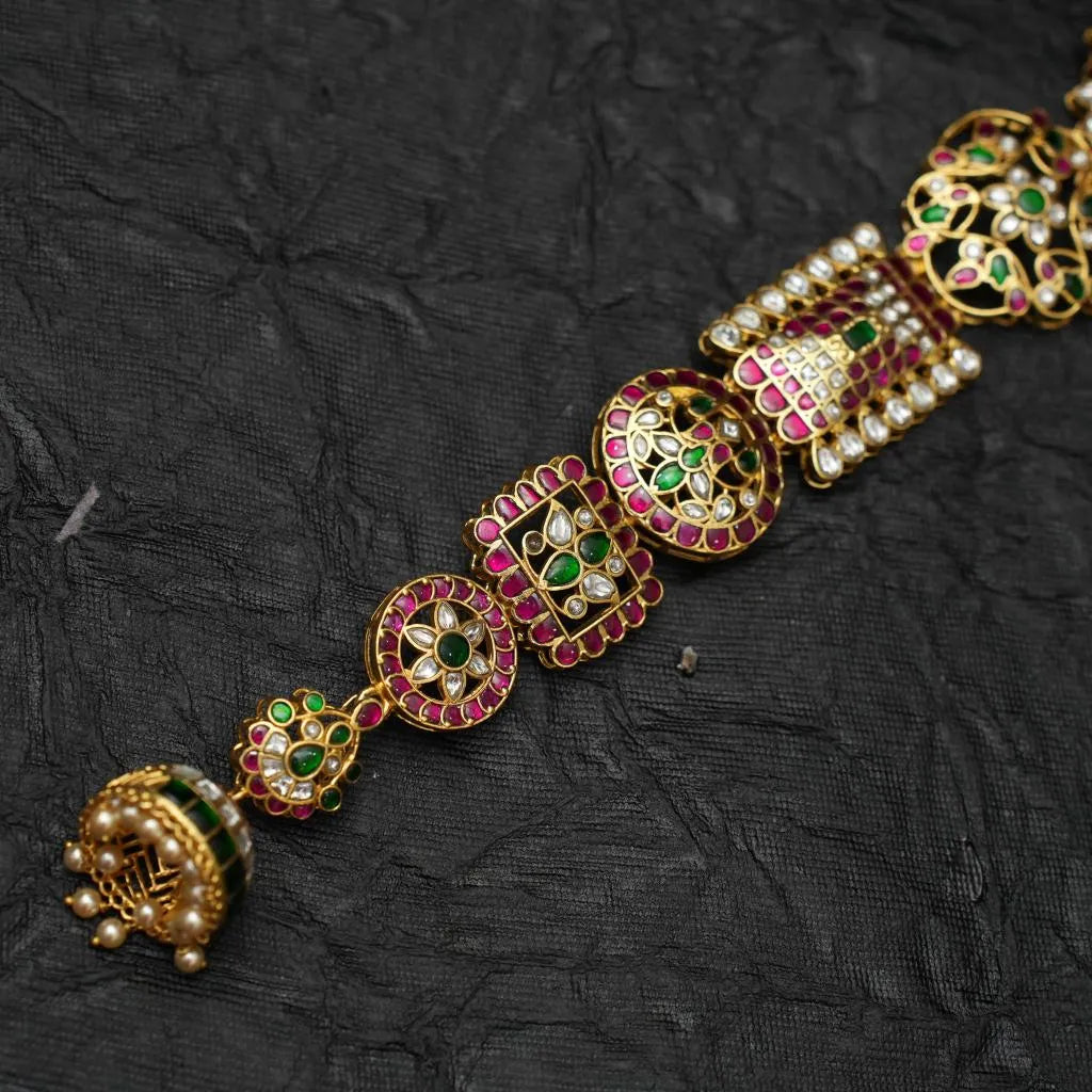 Leilani Polki Jada Billai/ Hair Brooch