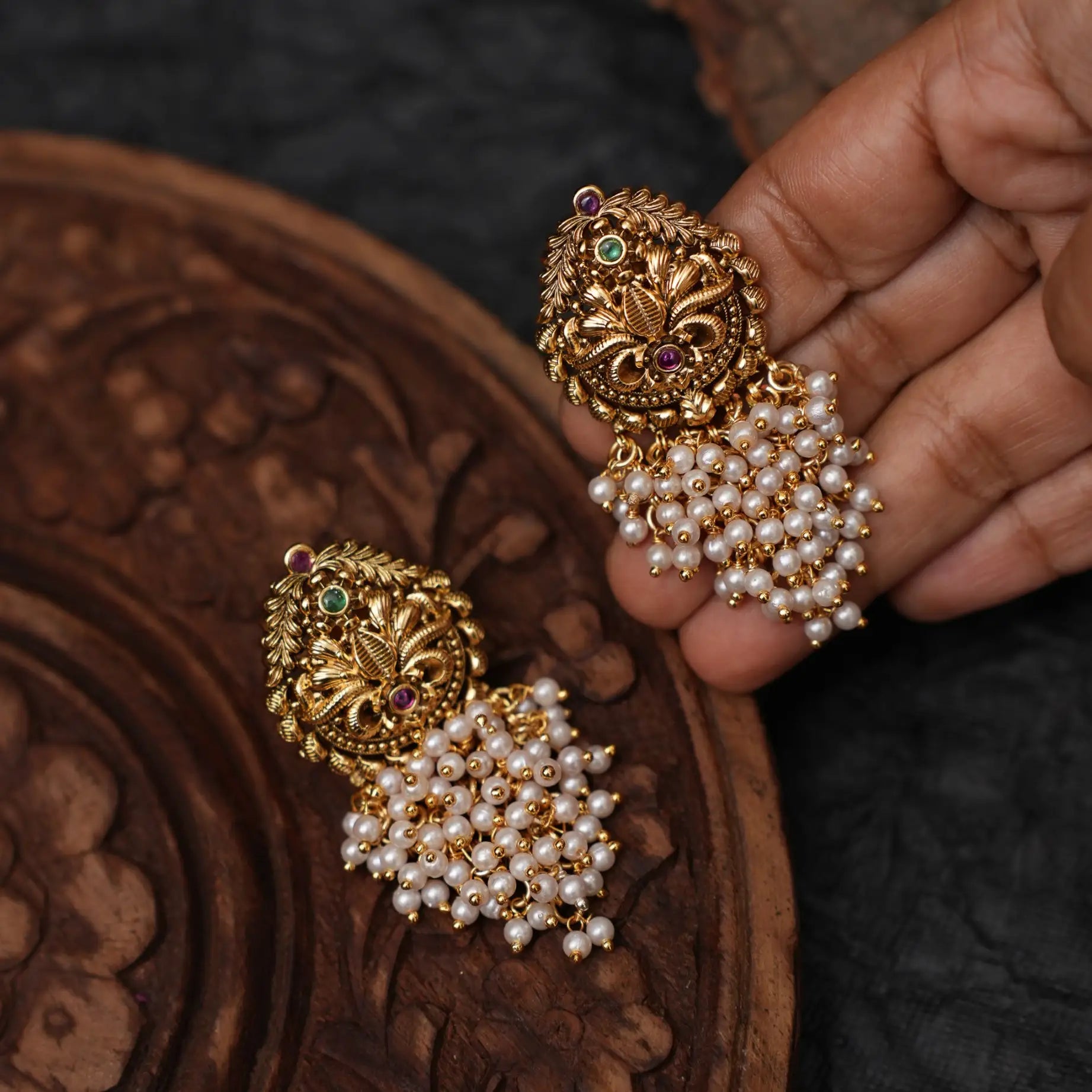 Lira Antique Designer Earrings