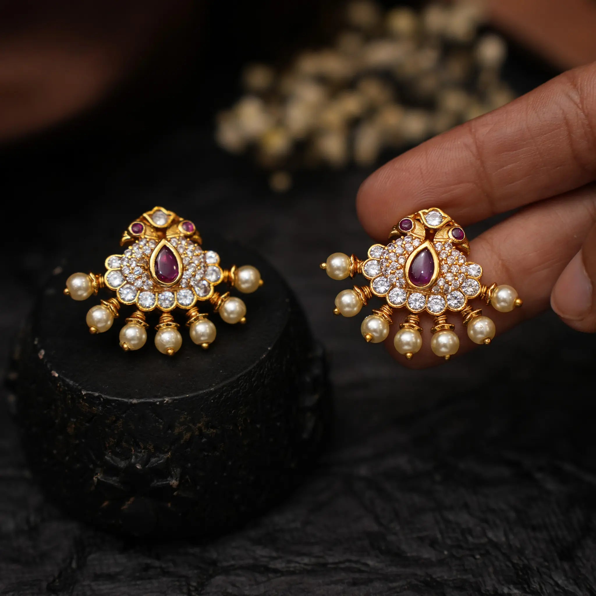 Lydia Antique Ear Stud