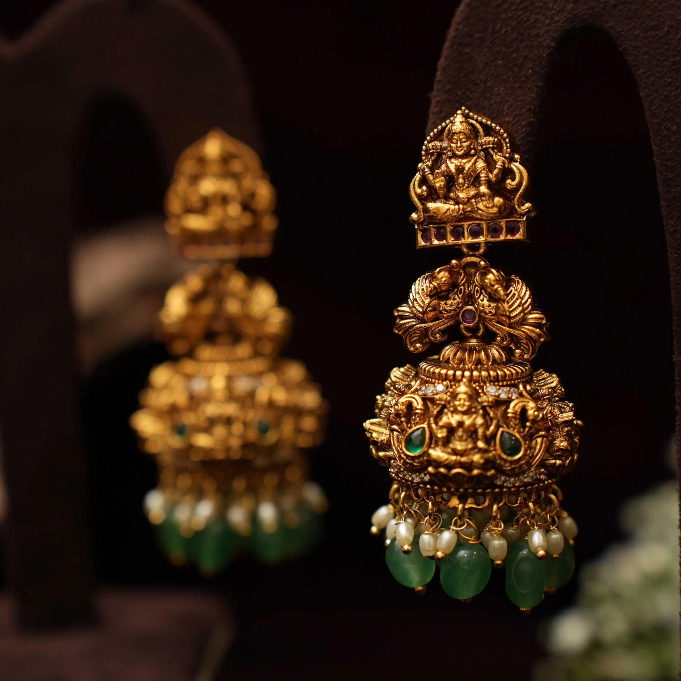 Madhu Antique Jhumka Earrings