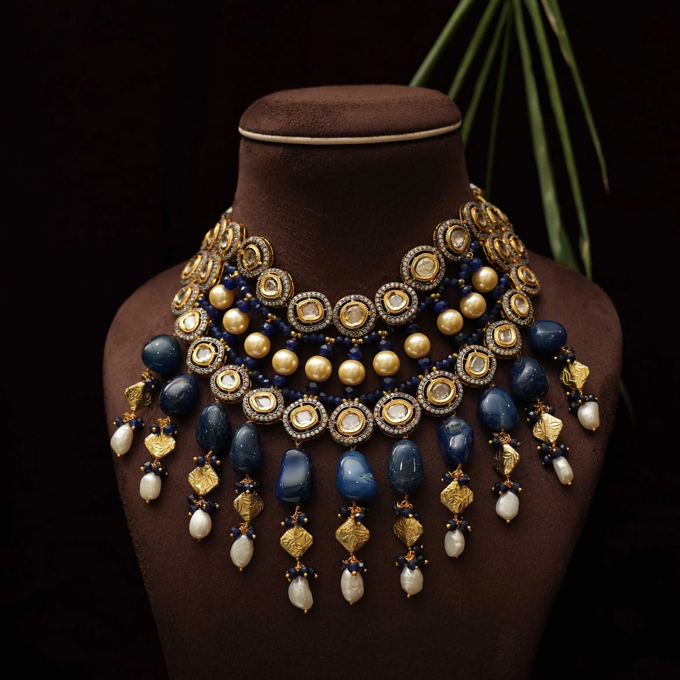 Madhuri Victorian Kundan Necklace