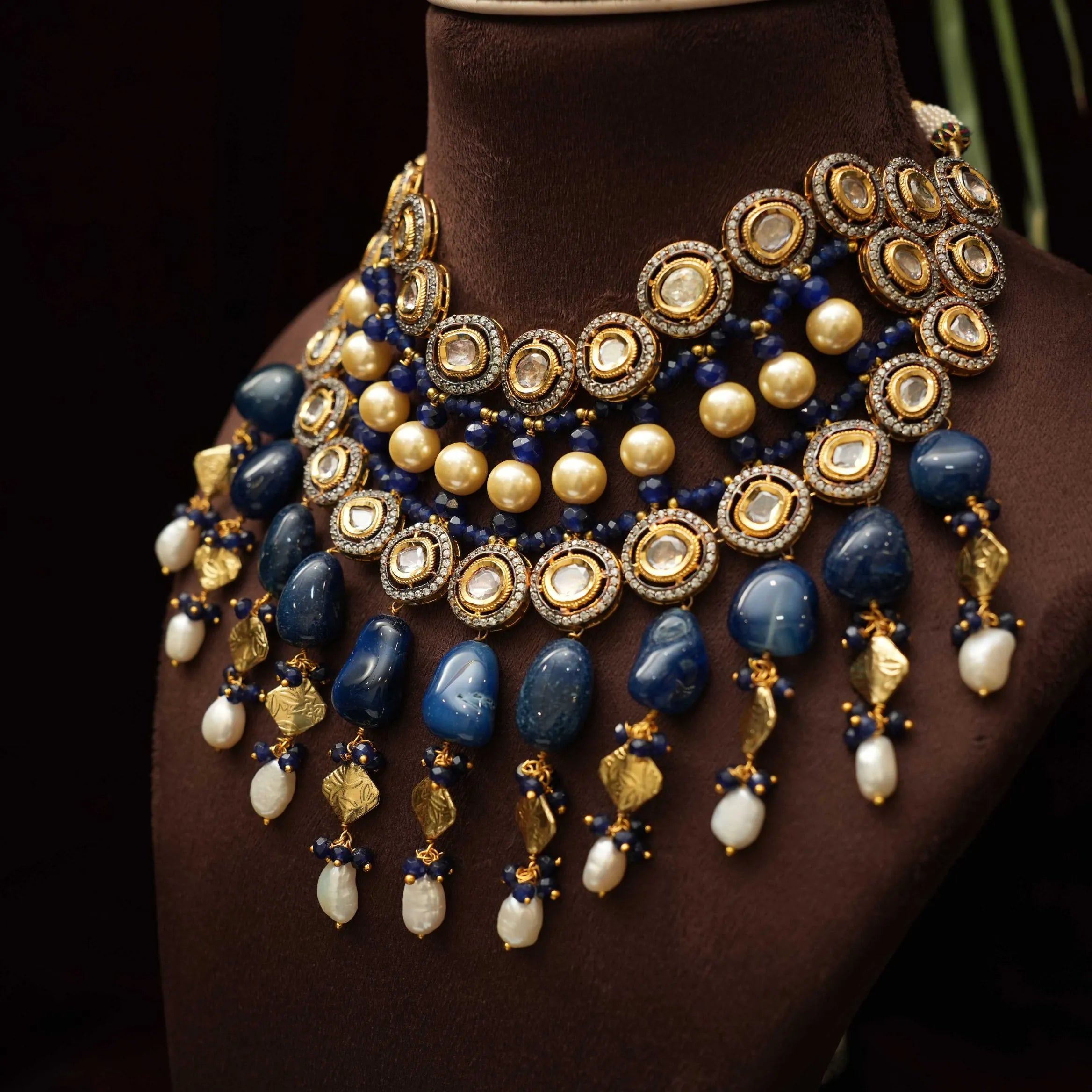 Madhuri Victorian Kundan Necklace