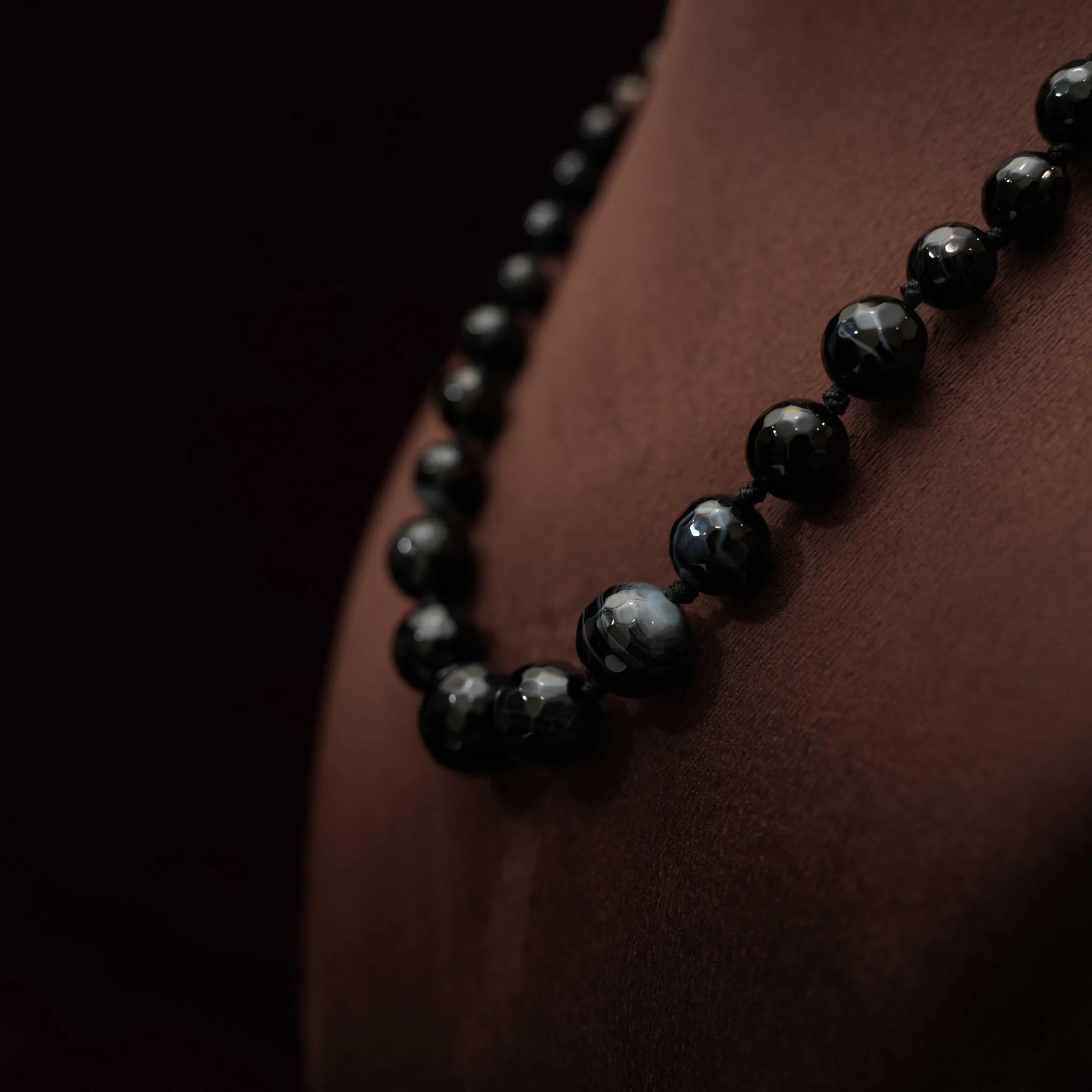 Mahi Beaded Necklace - Black