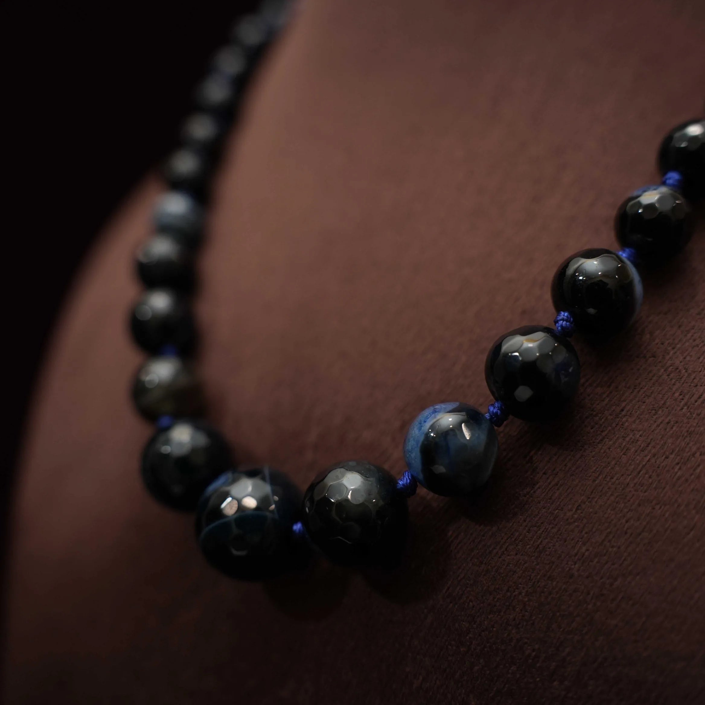Mahi Beaded Necklace - Blue