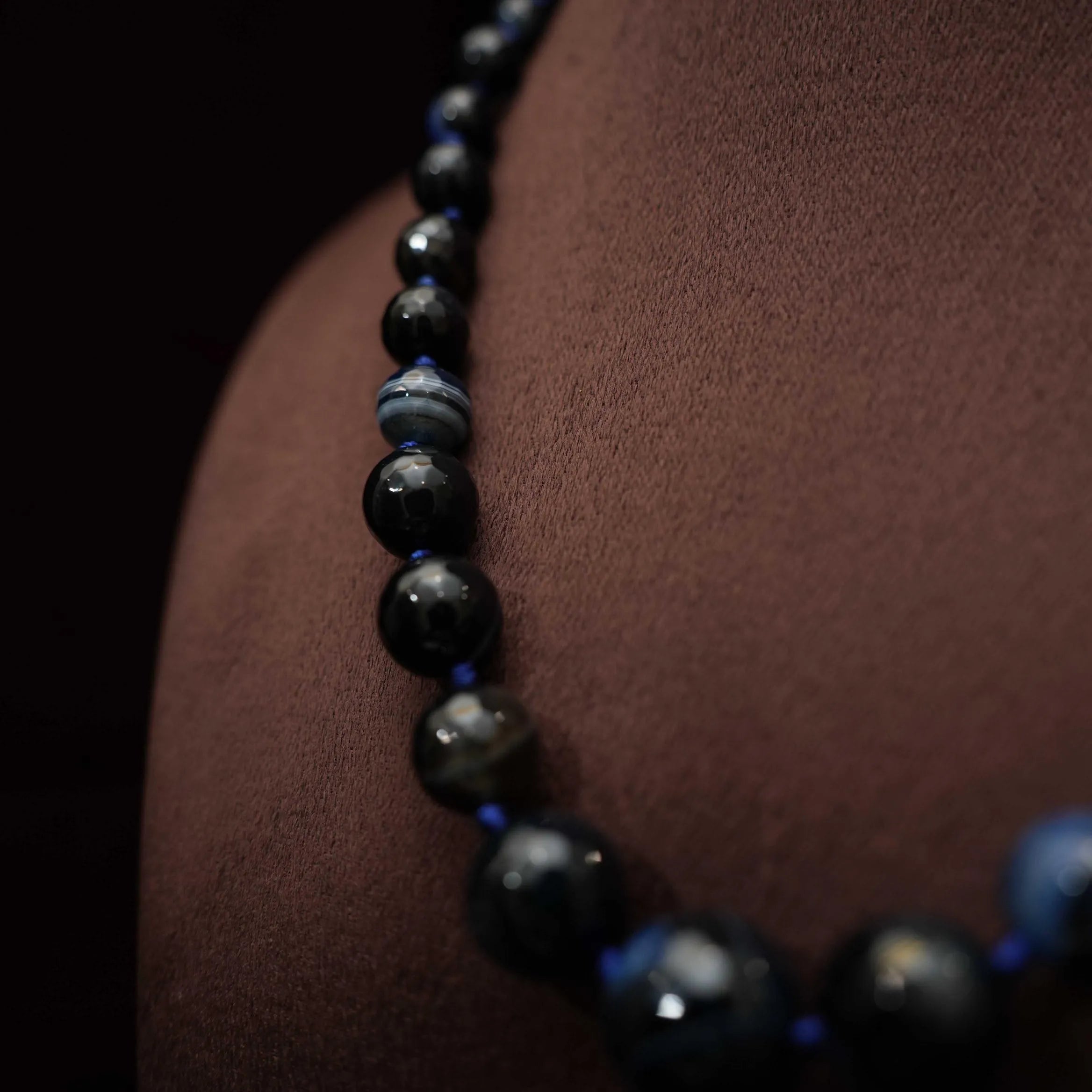 Mahi Beaded Necklace - Blue