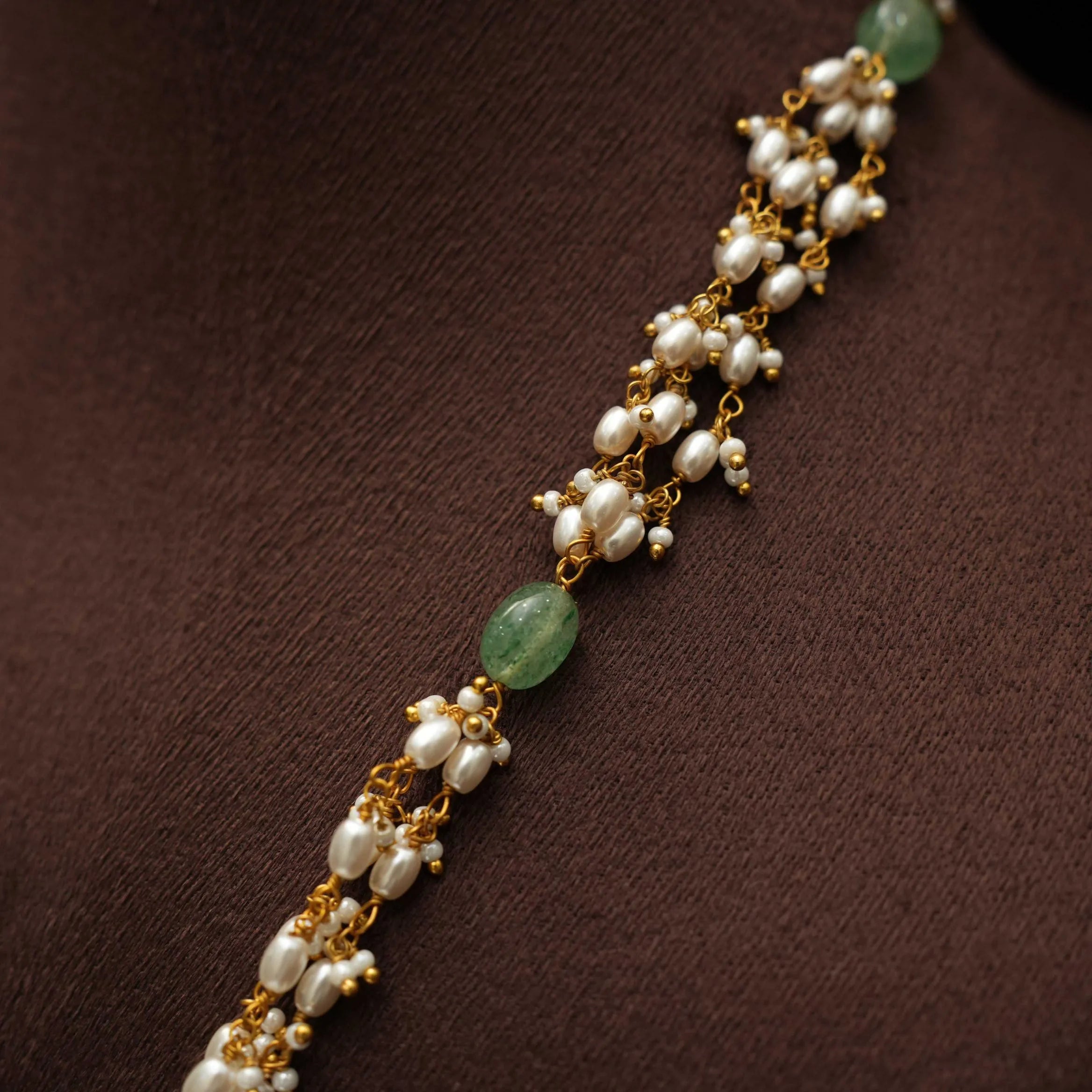 Mahika Polki Beaded Necklace