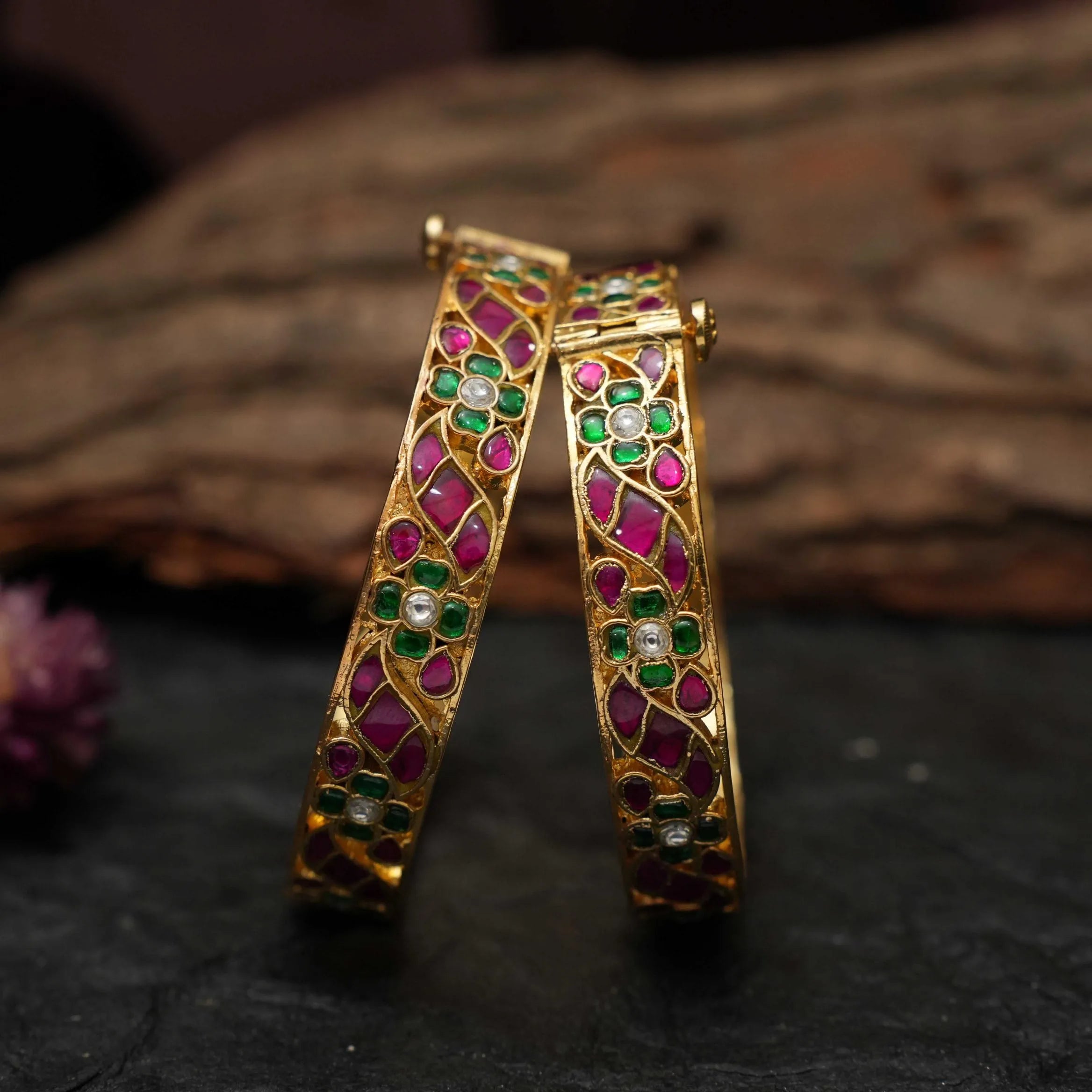 Mahima Polki Bangles