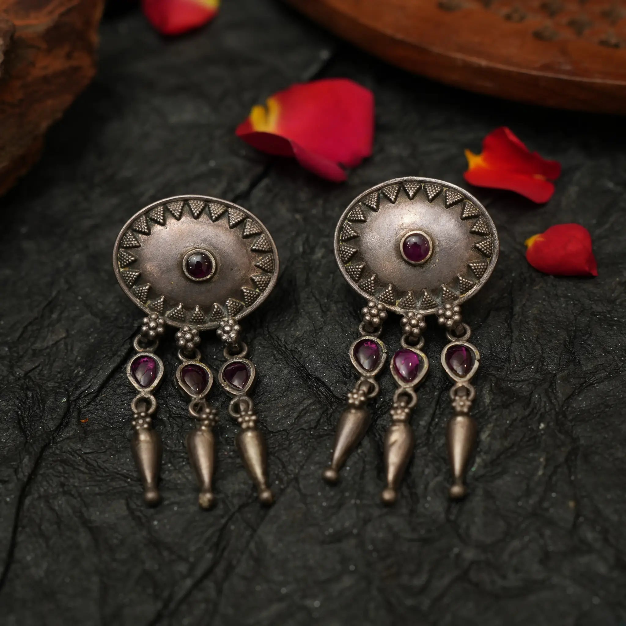 Malli Silver Earrings