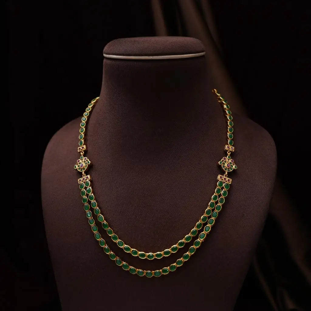 Mandira Silver Reversible Necklace