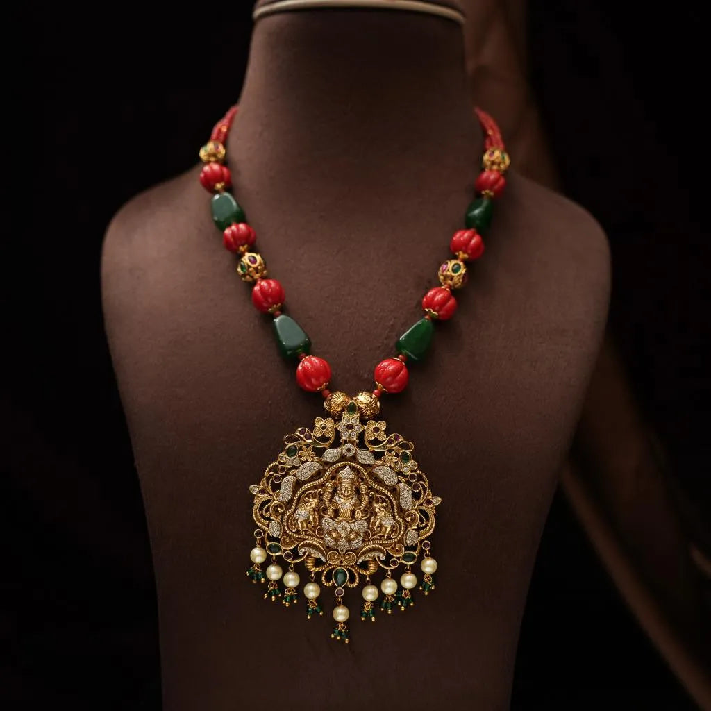 Manisha Antique Beaded Necklace