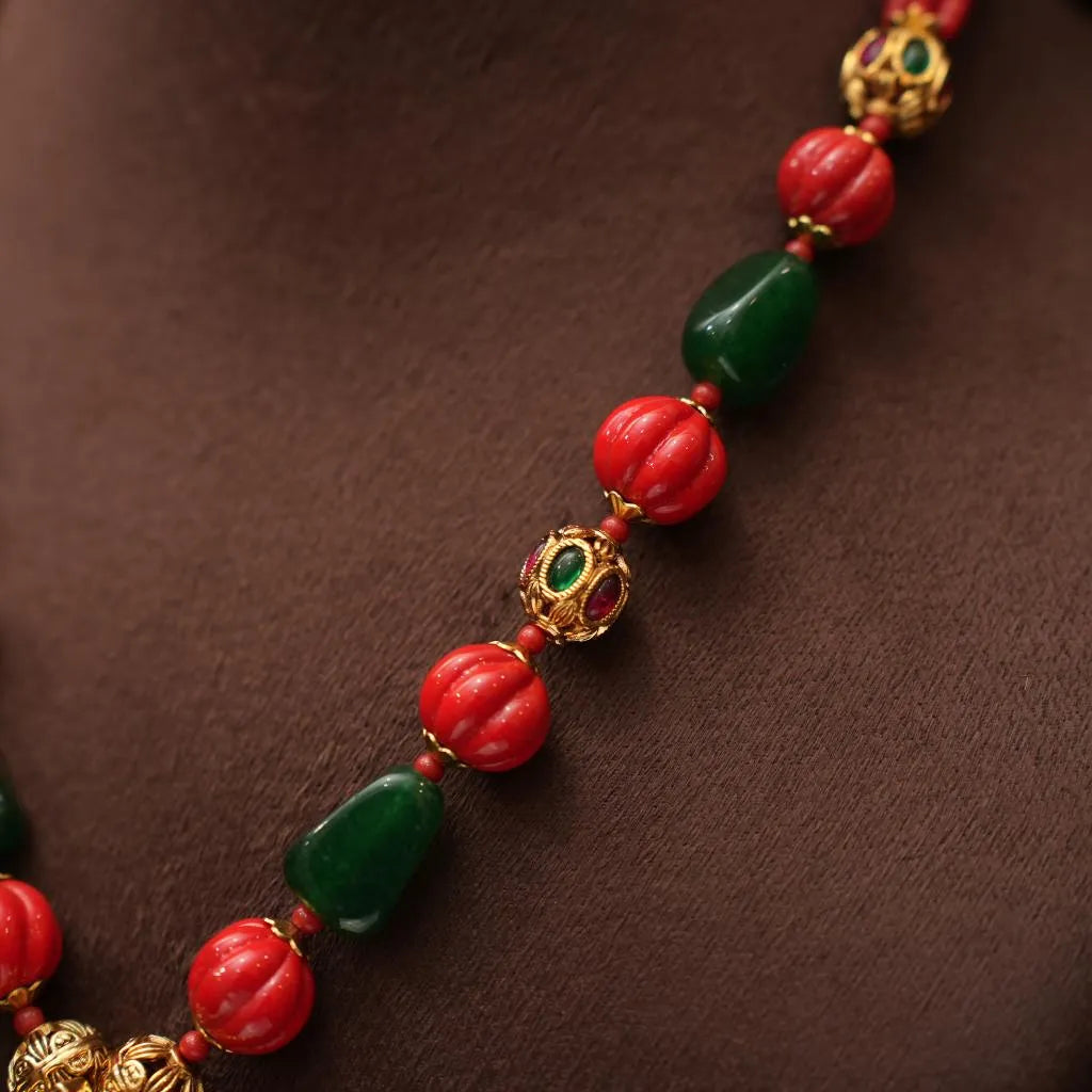 Manisha Antique Beaded Necklace