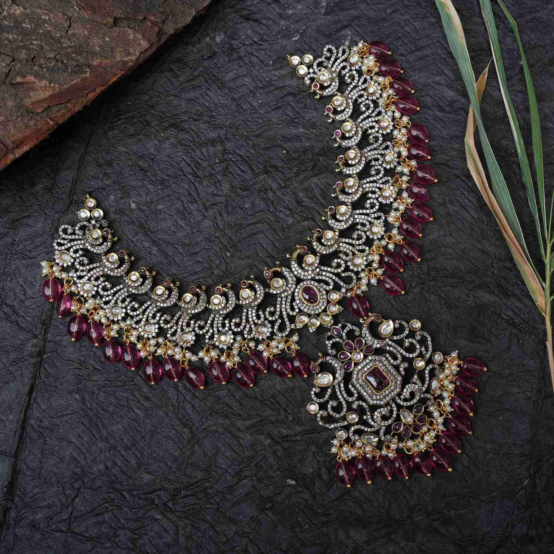 Manisha Victorian Kundan Necklace