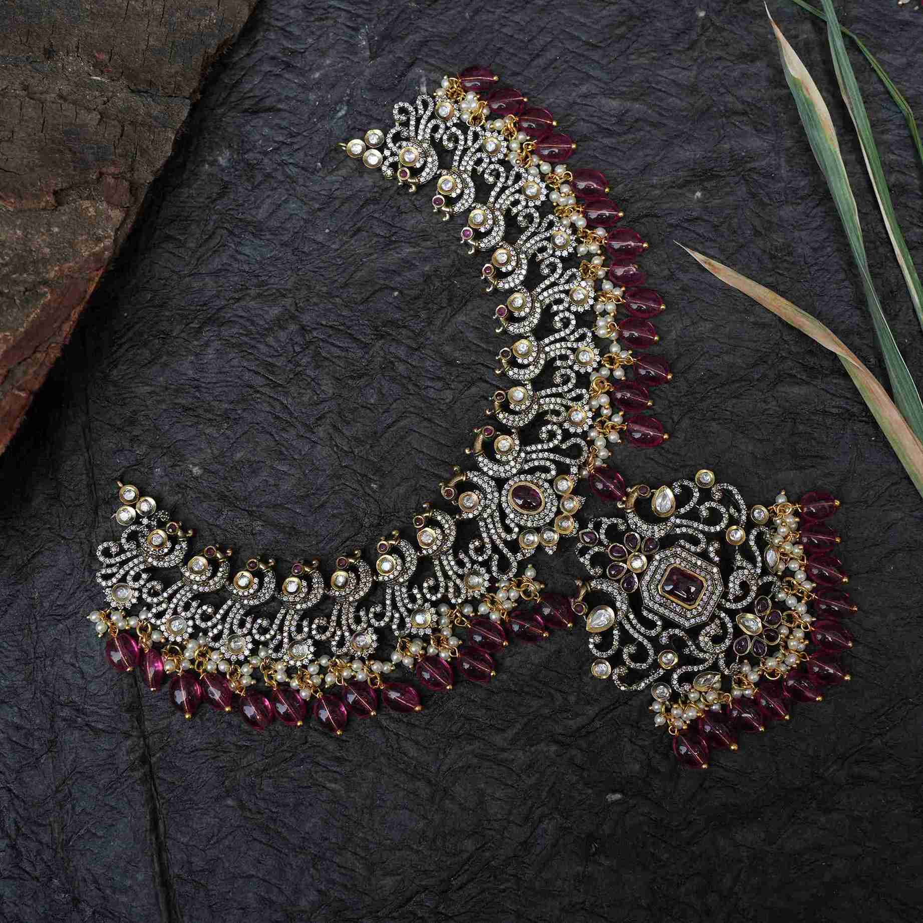 Manisha Victorian Kundan Necklace
