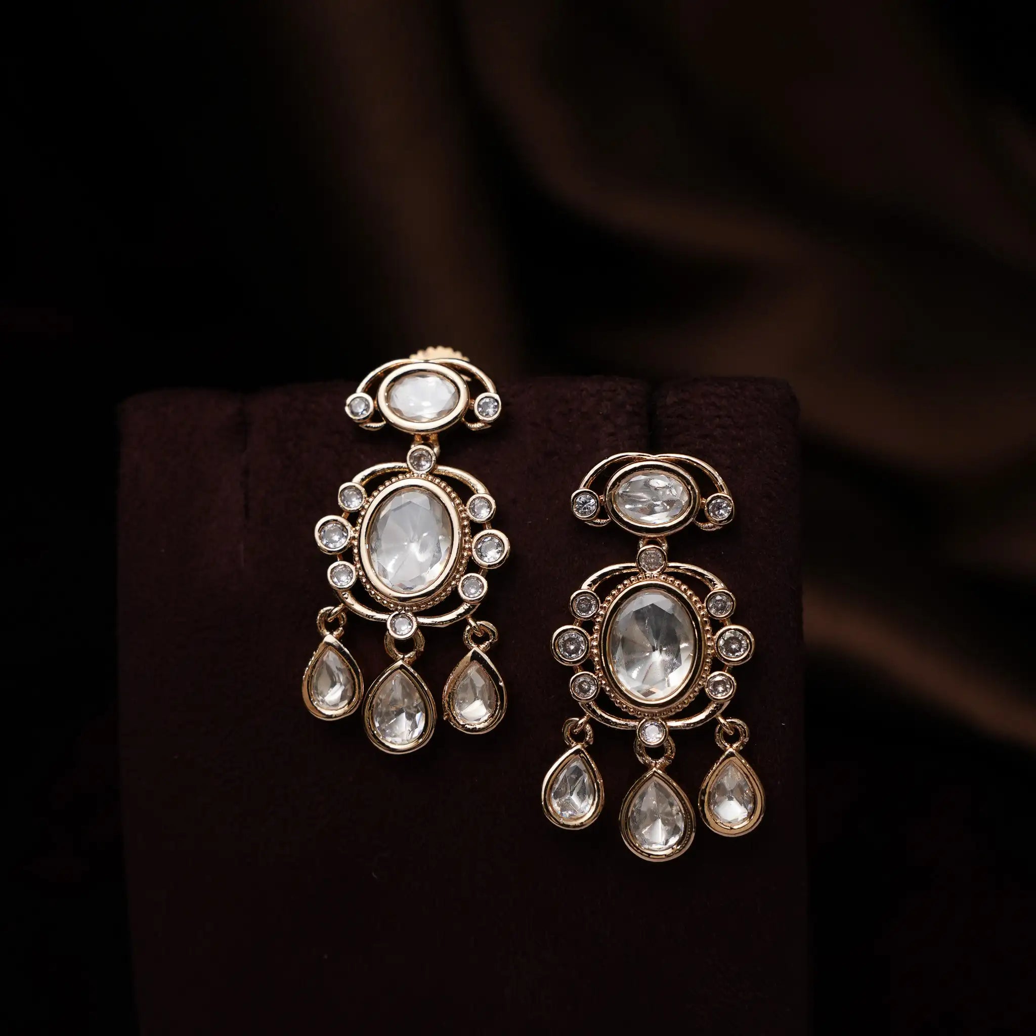 Manisha Victorian Polki Necklace - Victorian Finish