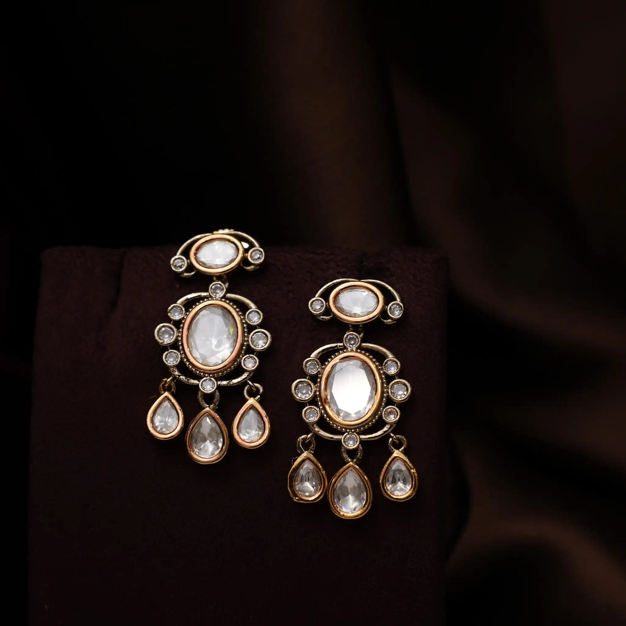 Manisha Victorian Polki Necklace - Victorian Finish