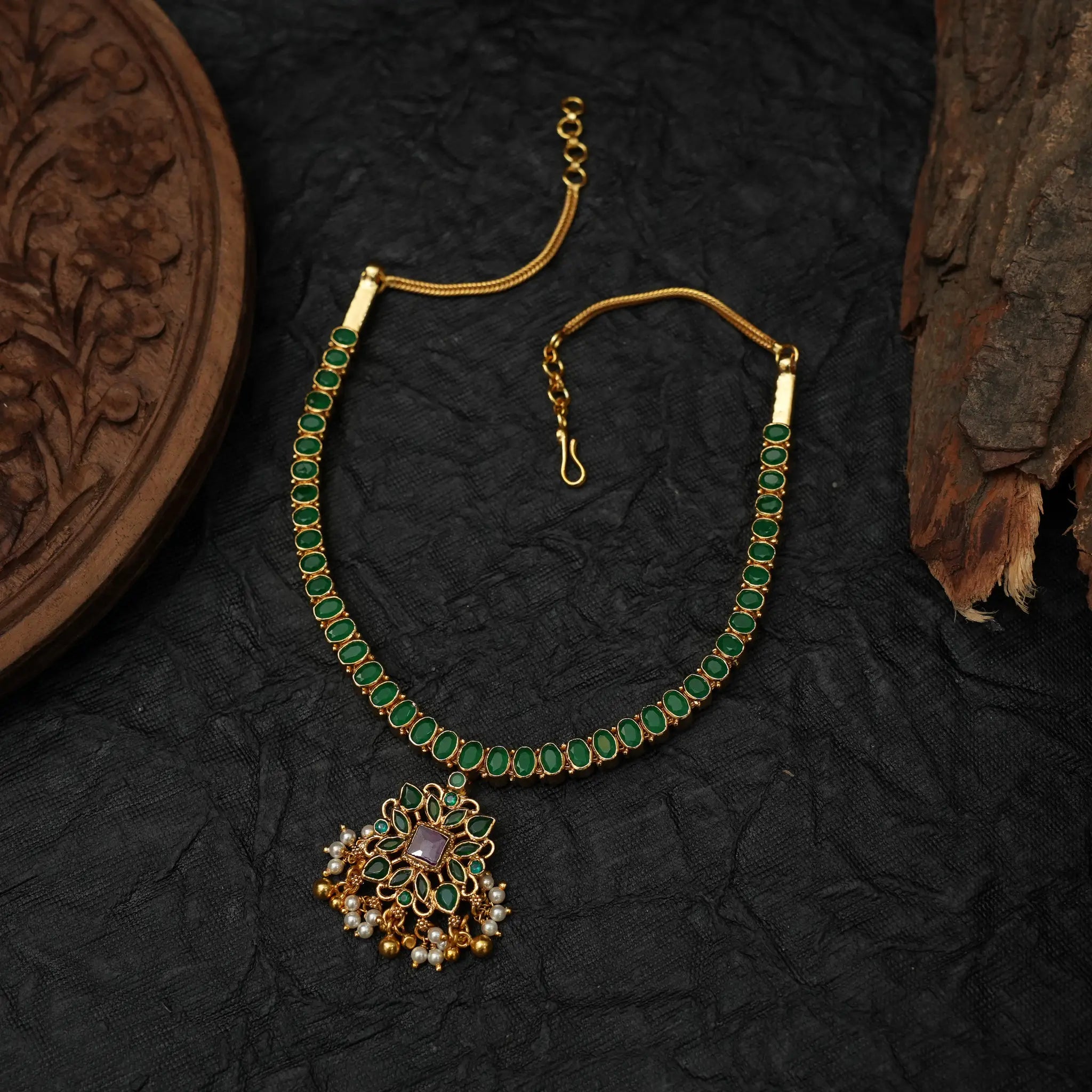 Manya Silver Reversible Necklace