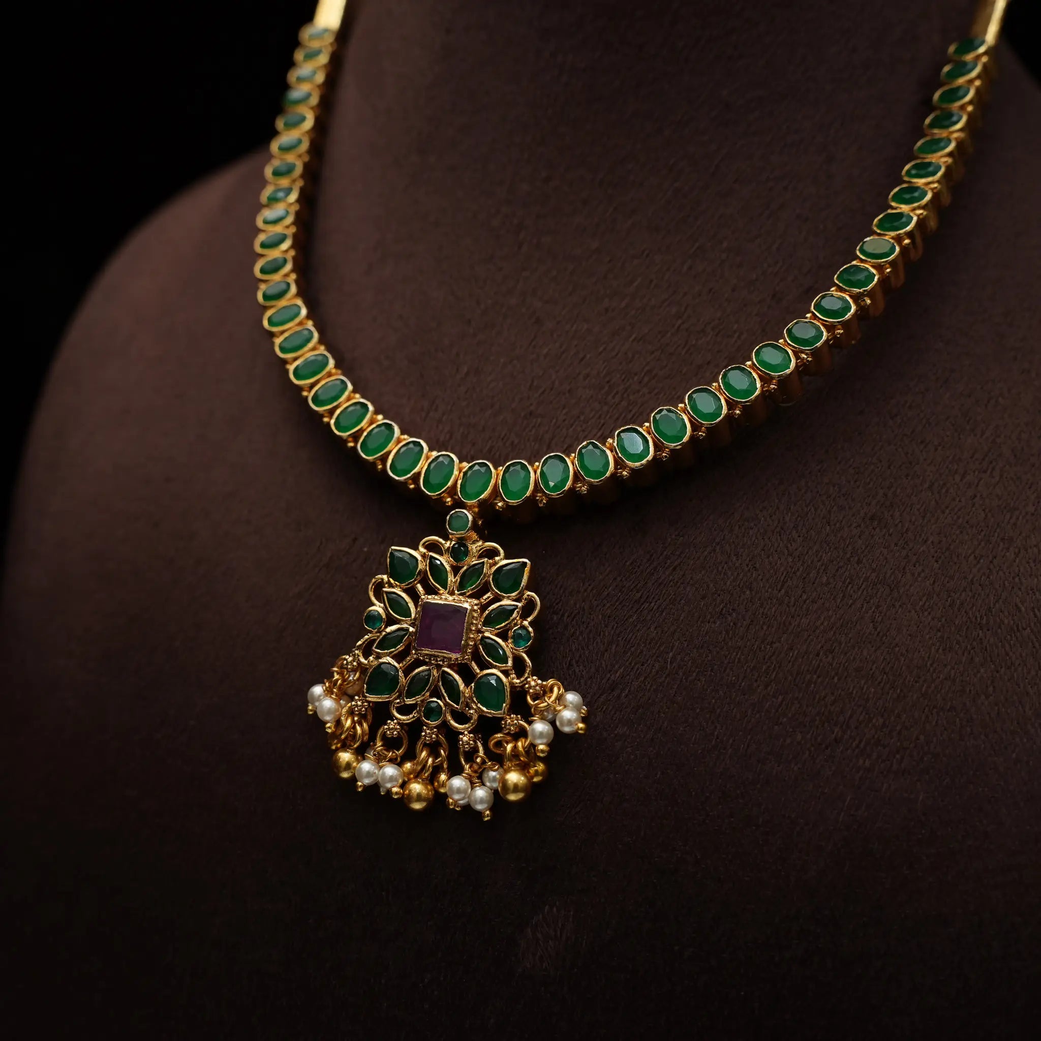 Manya Silver Reversible Necklace