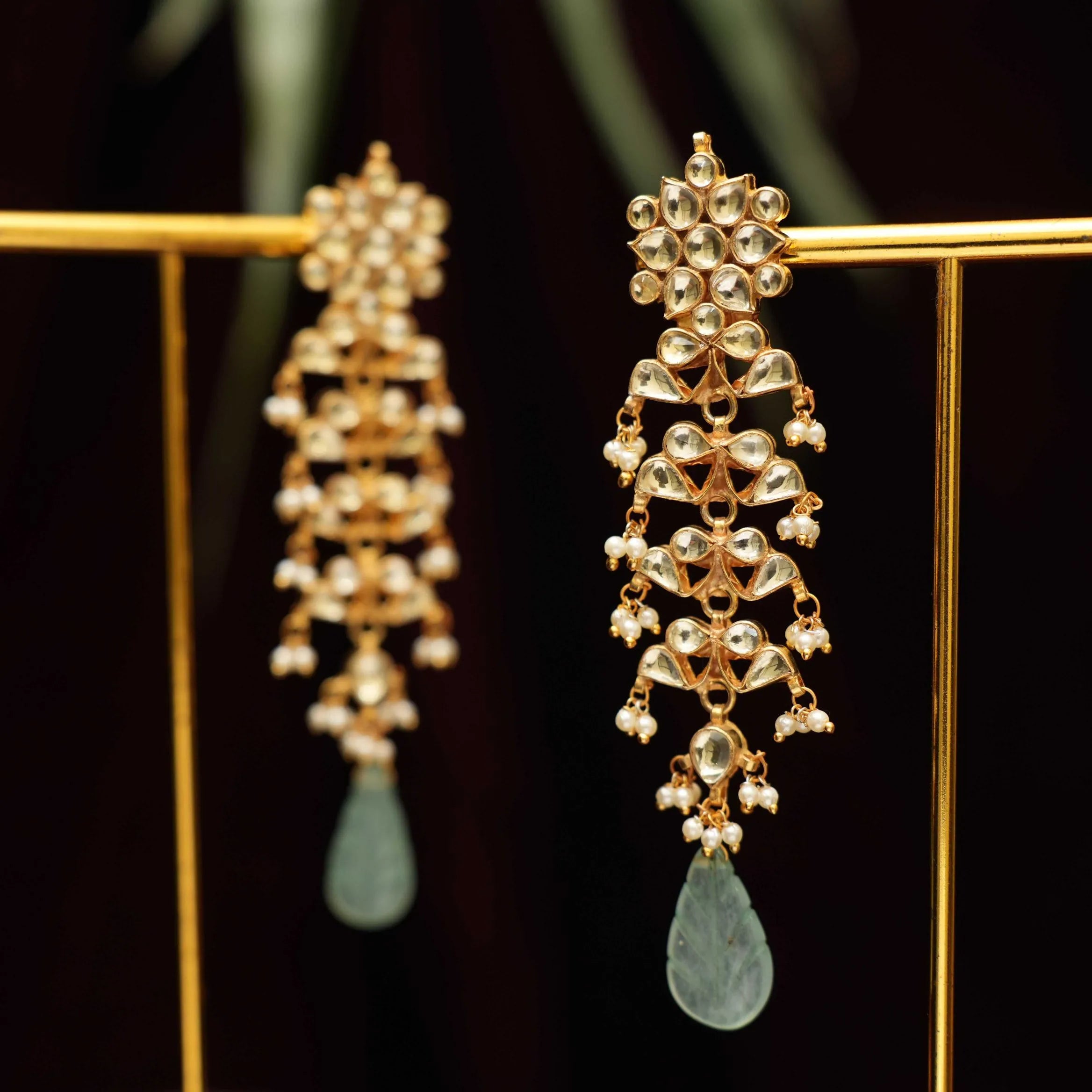 Maria Polki Designer Earrings - Rimli Boutique