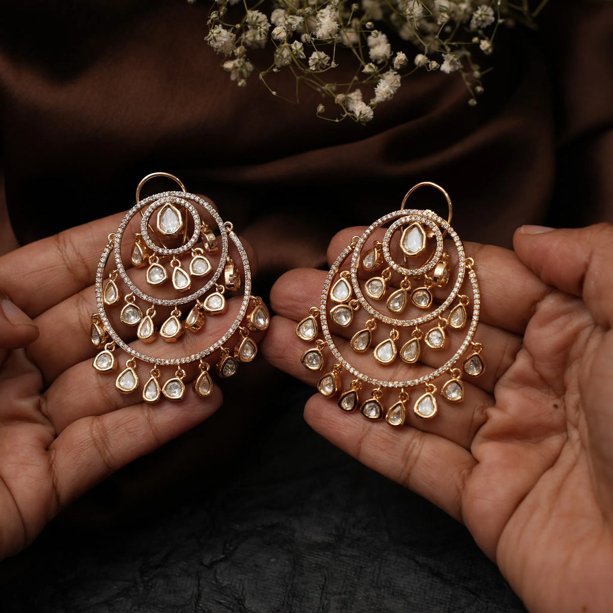 Mathura Chandbali Earrings
