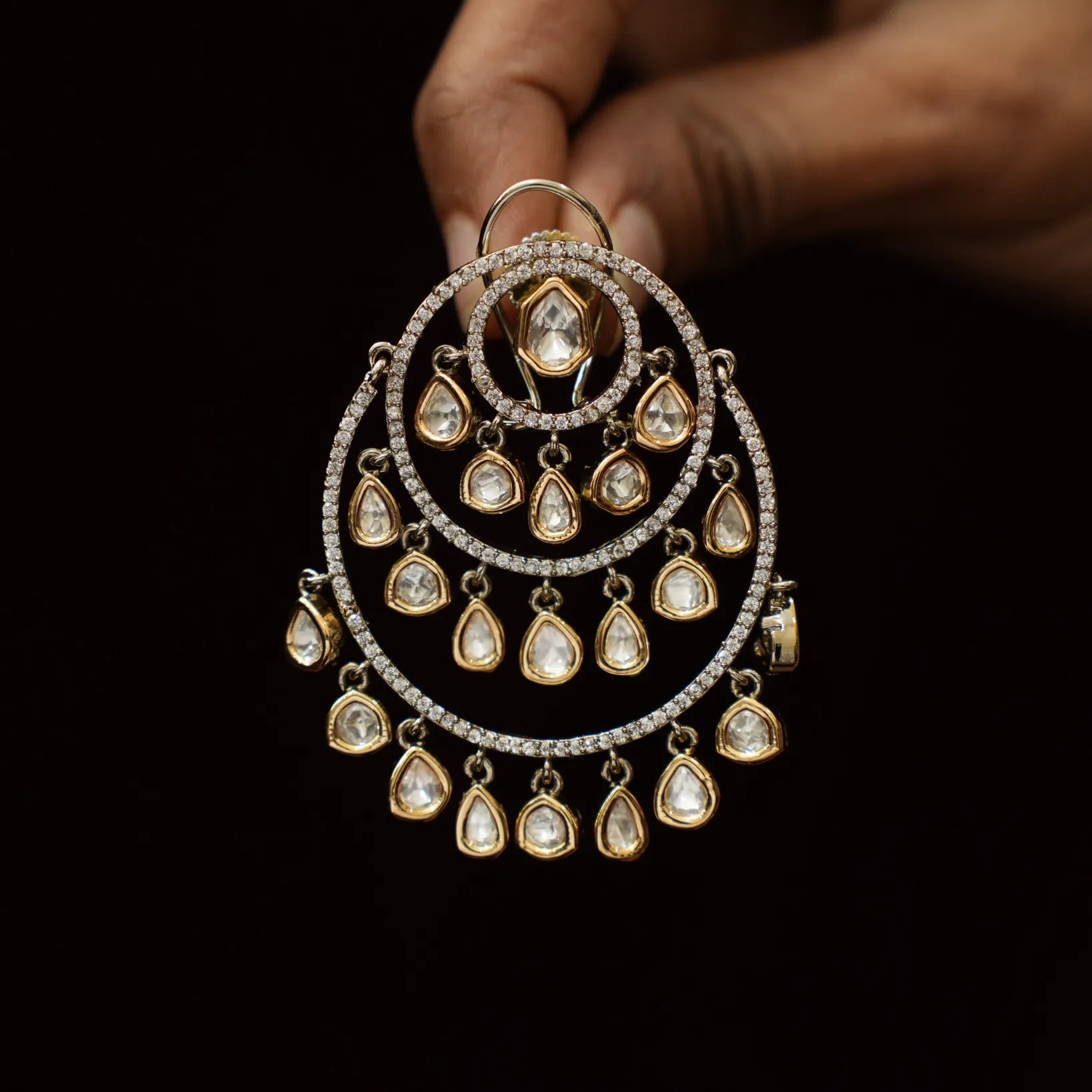 Mathura Victorian Chandbali Earrings