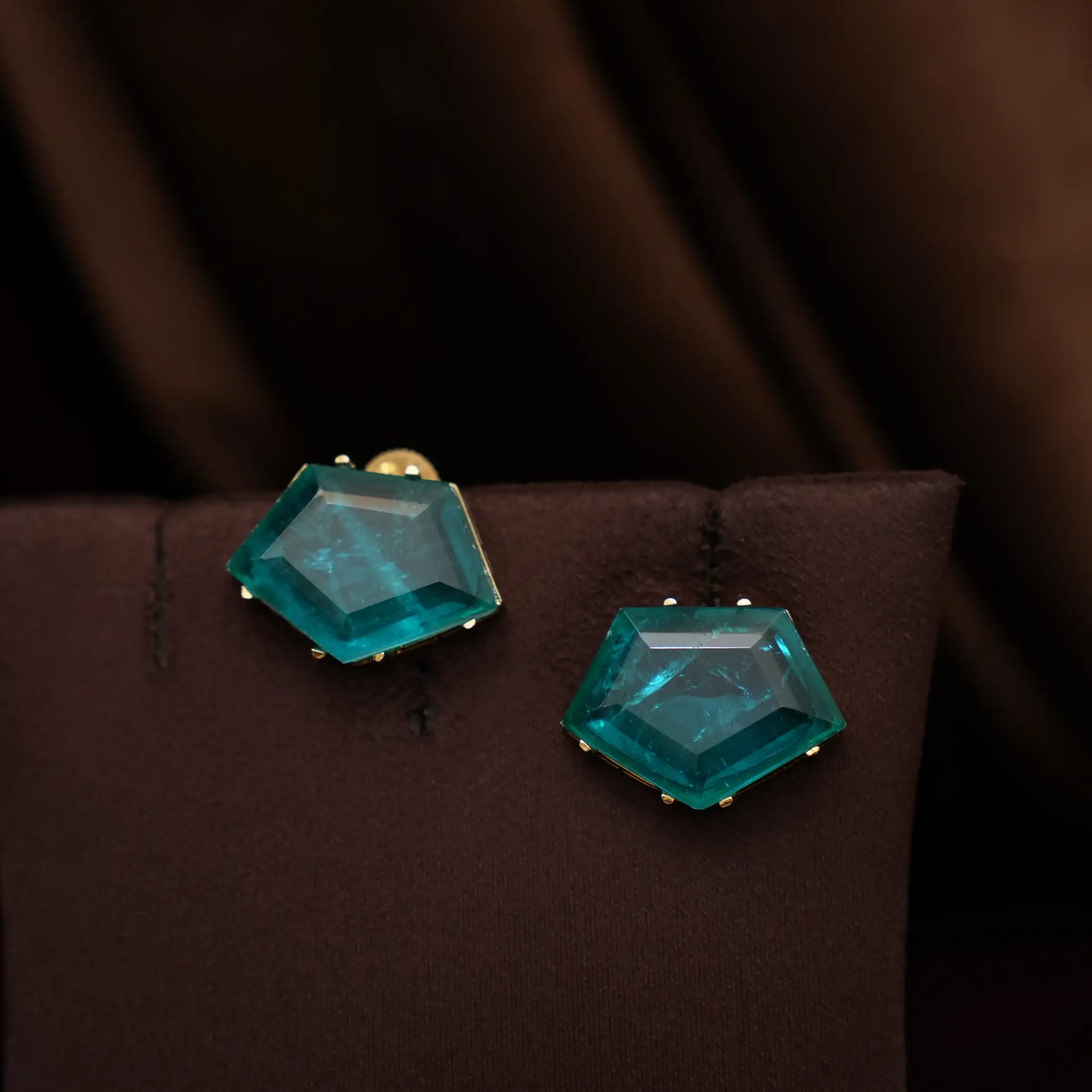 Matilda Statement Necklace - Teal Green