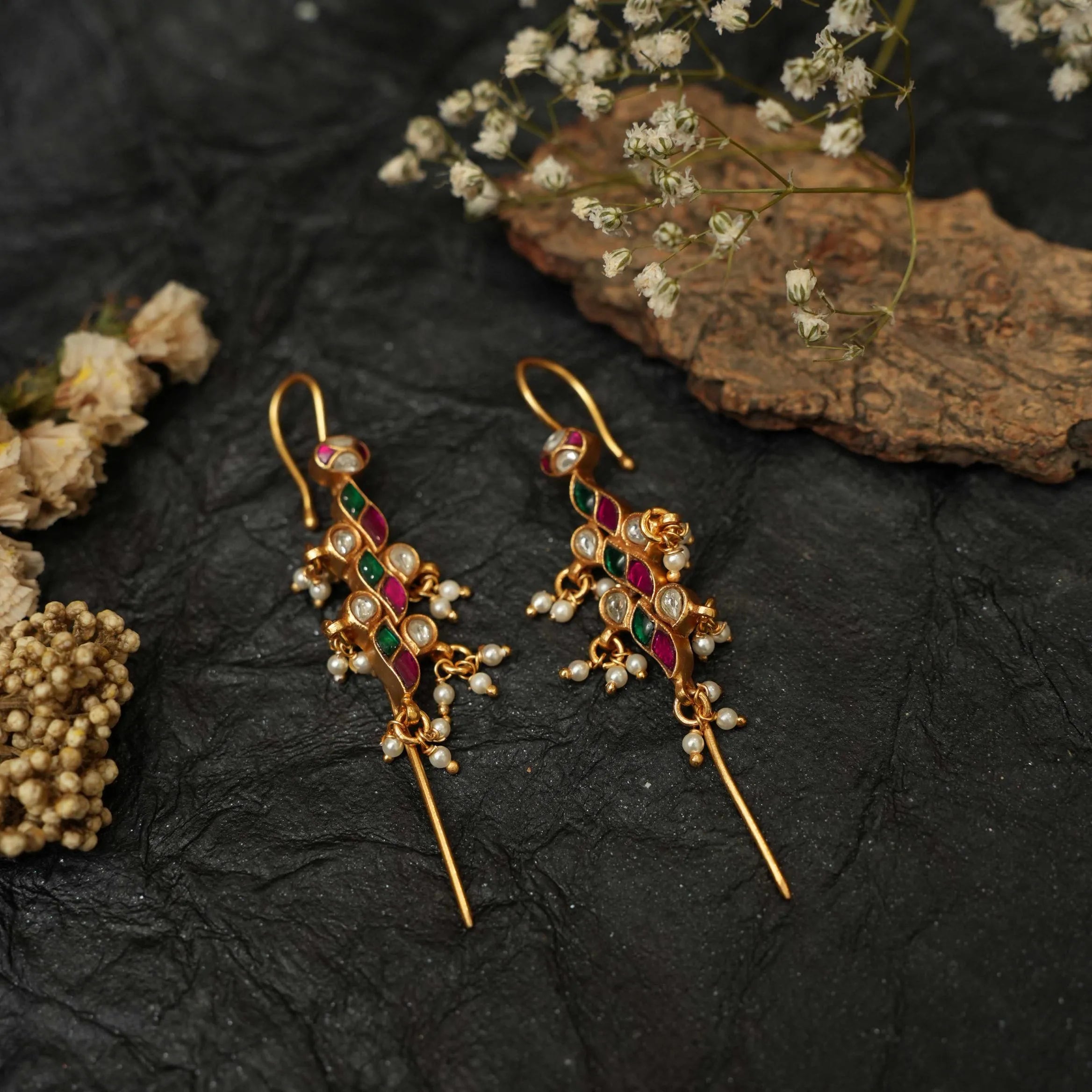 Mayuri Silver Bugadi Ear Cuff