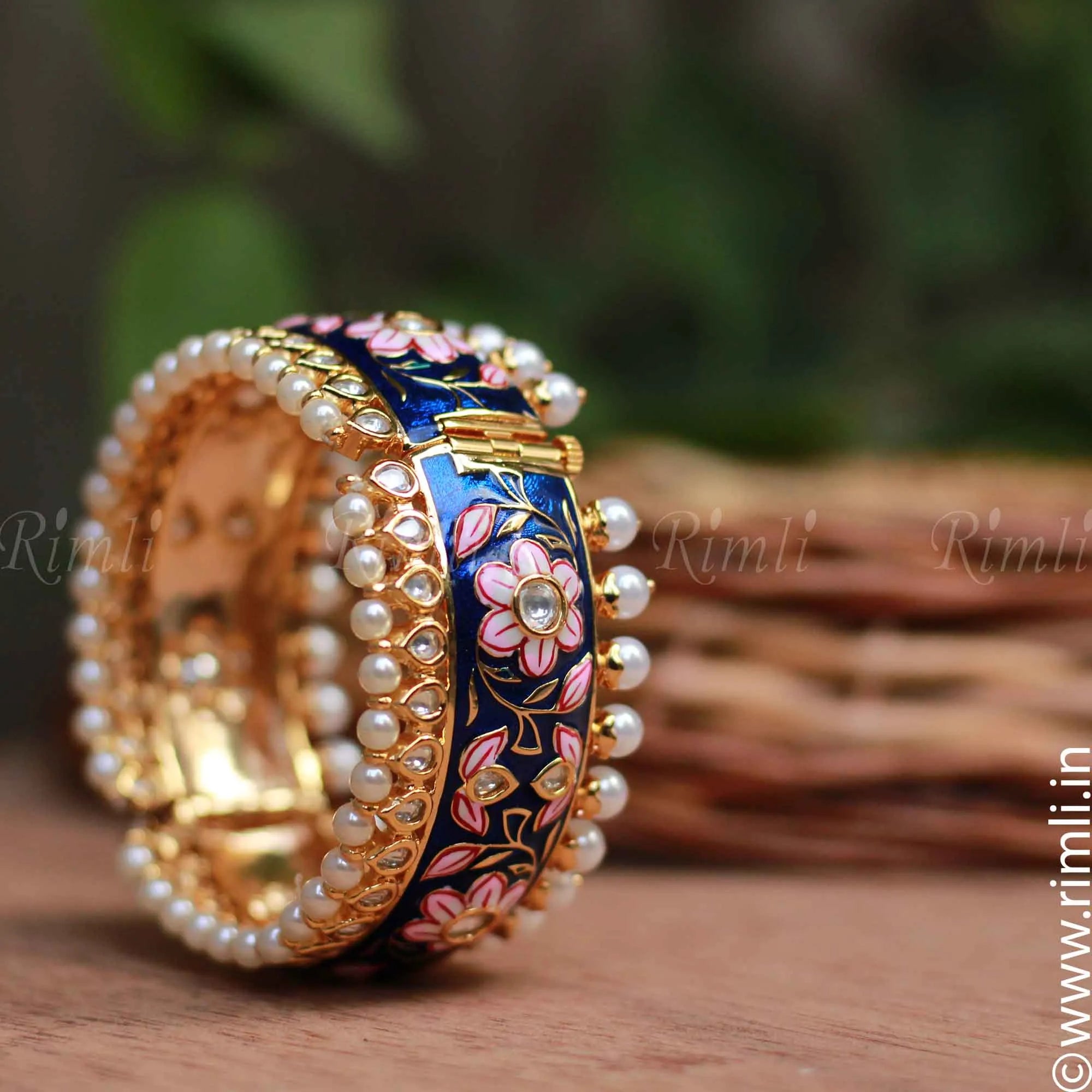 Meenakari Bangle - Blue