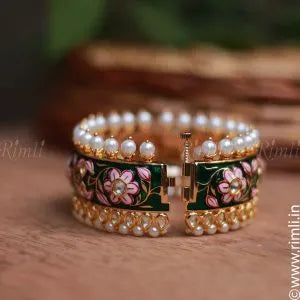 Meenakari Bangle - Green