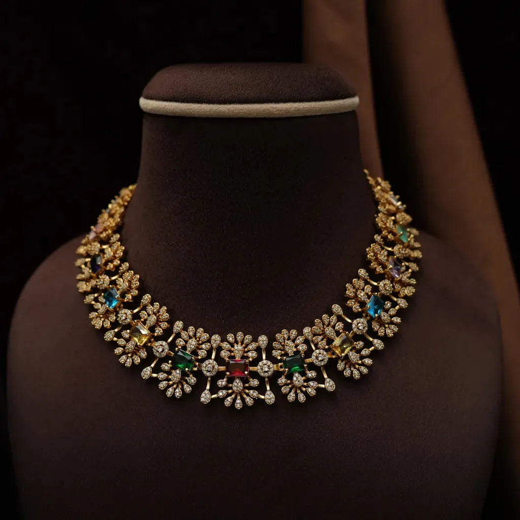 Meghala Zircon Necklace