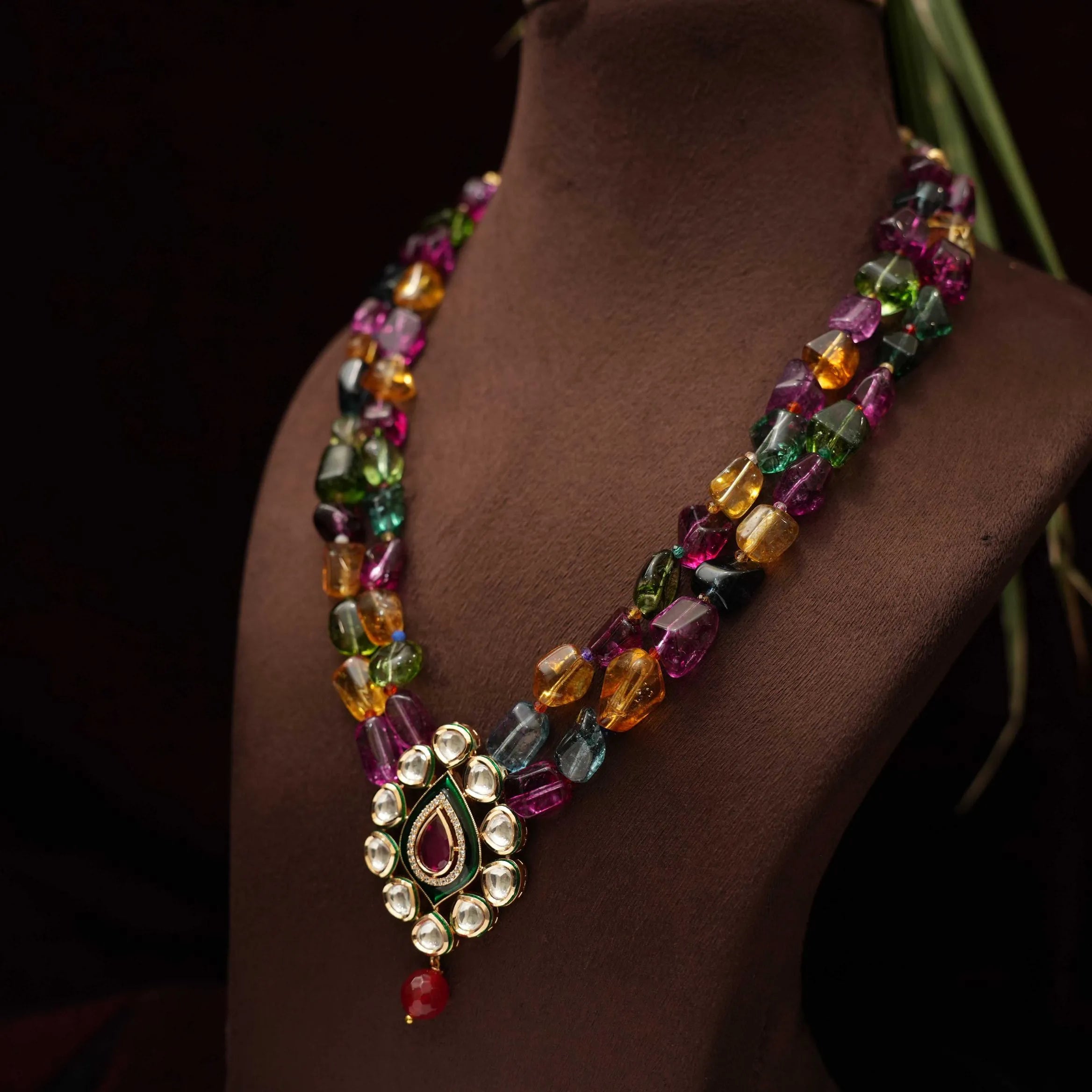 Mehar Kundan Beaded Necklace