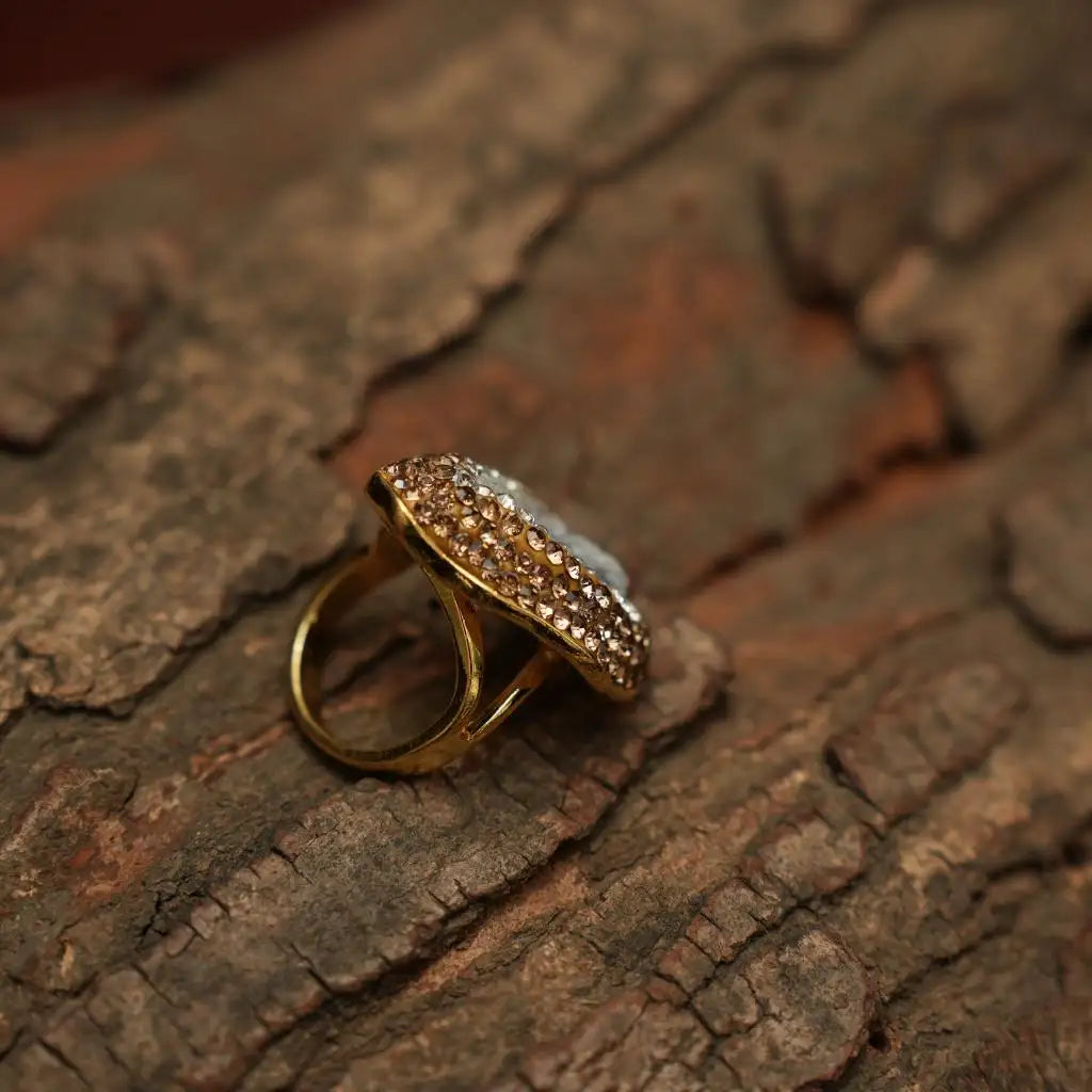 Mevika Zircon Necklace - Grey