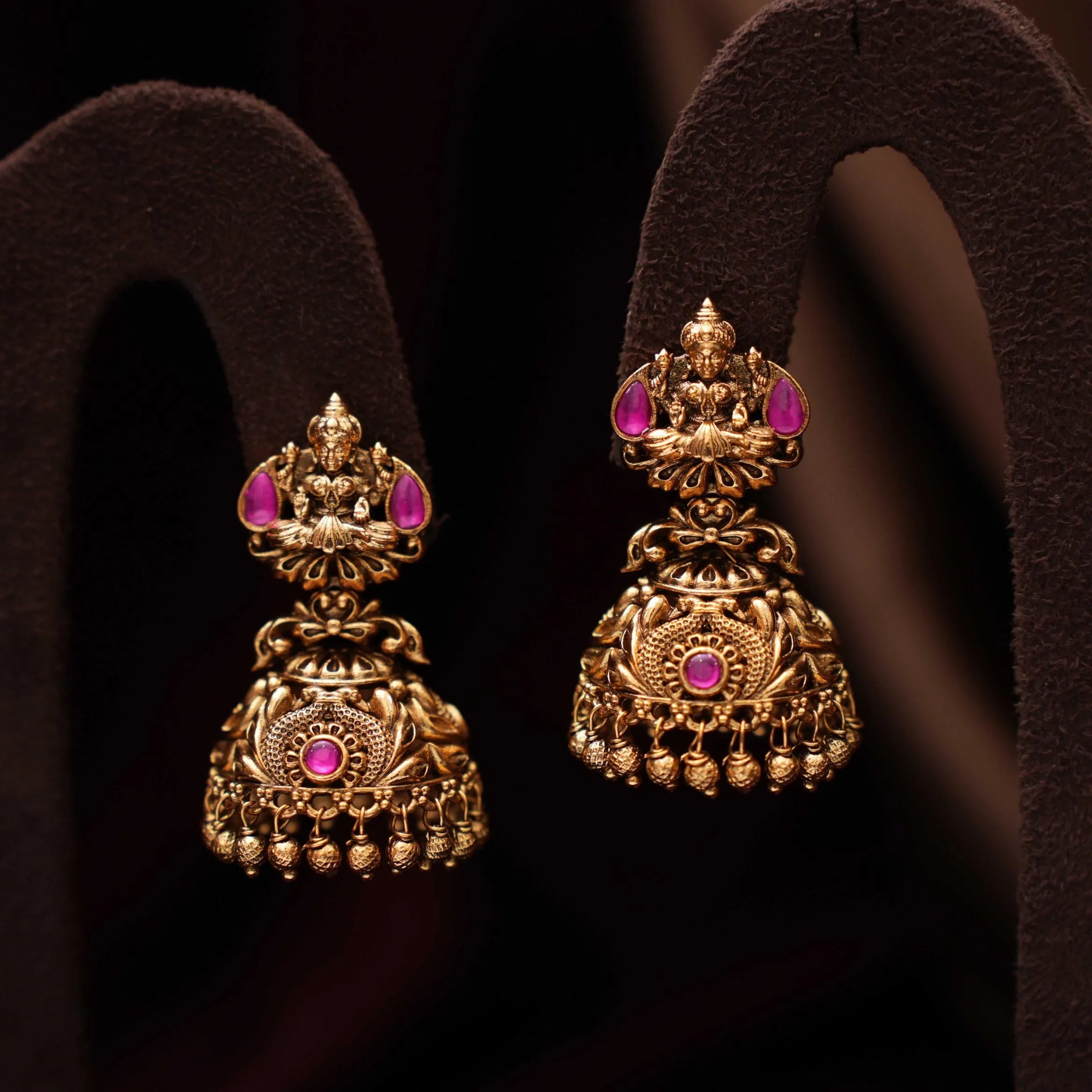 Miesha Antique Jhumka Earrings