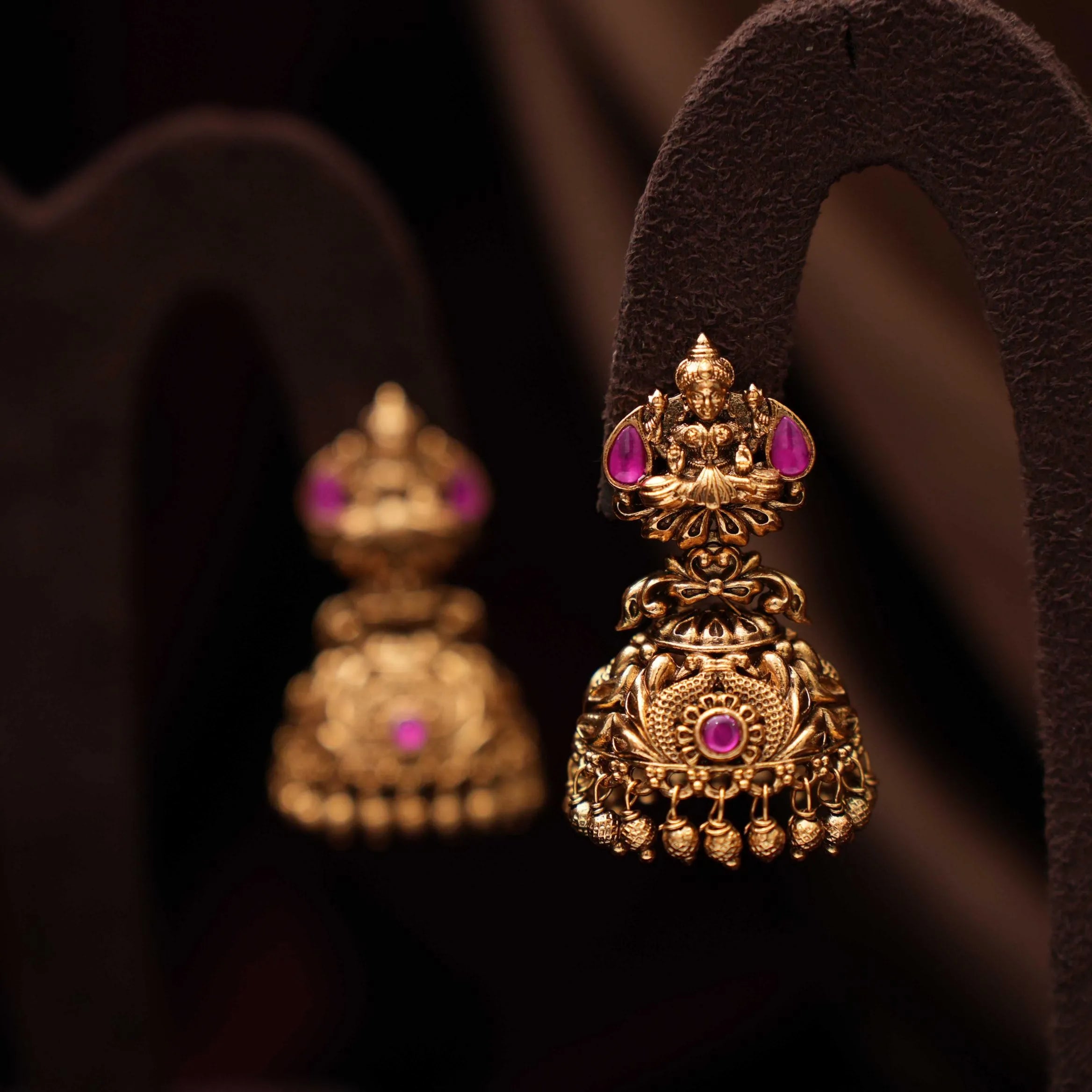 Miesha Antique Jhumka Earrings