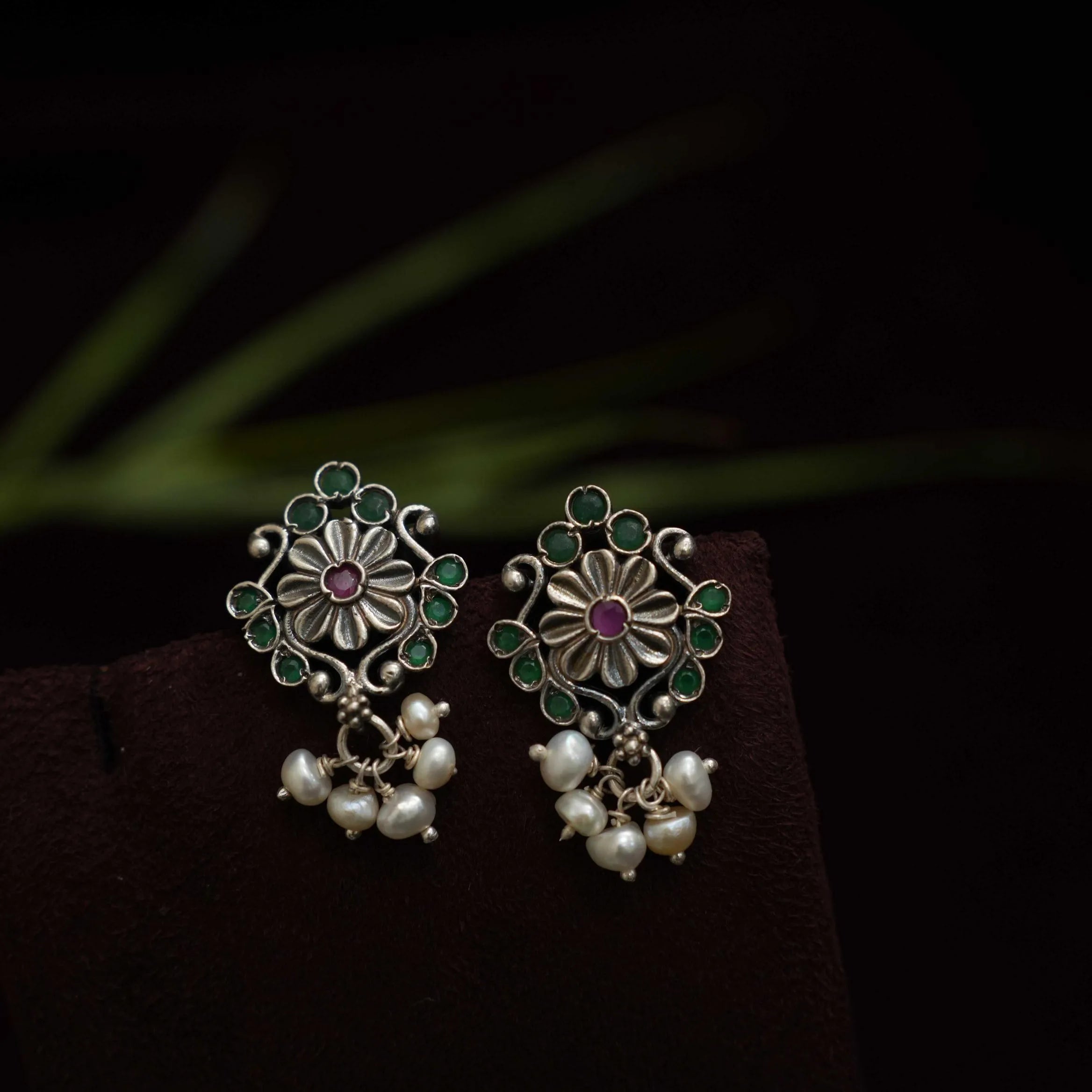 Mihira Silver Earrings