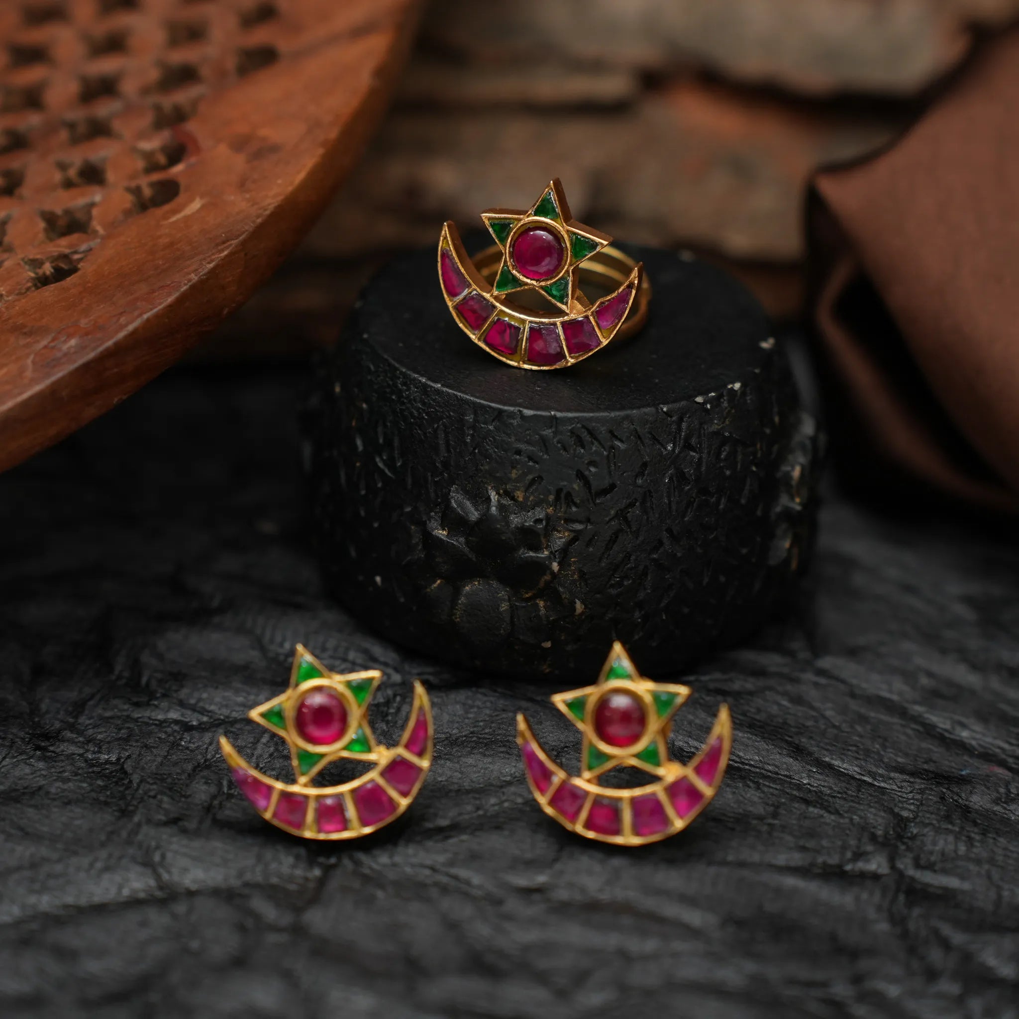 Millie Chand Polki Set