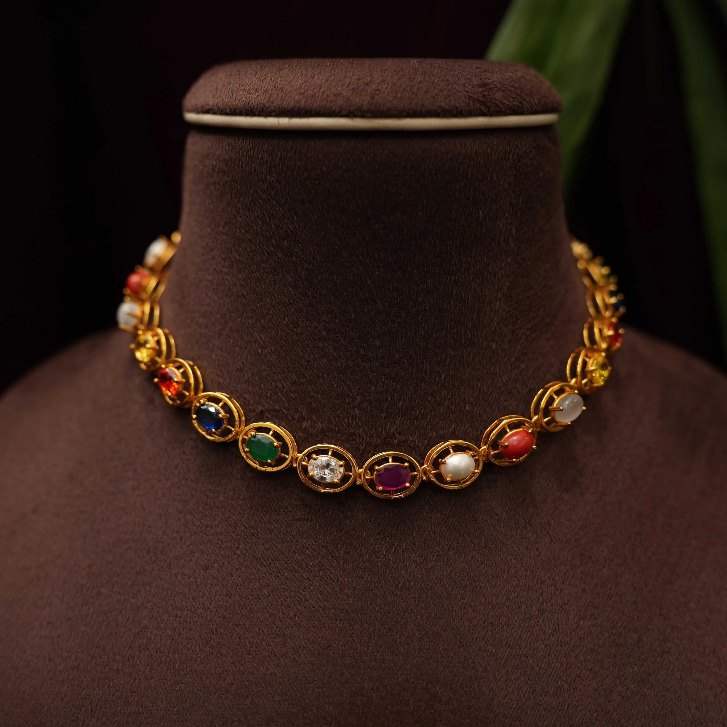 Mira Silver Necklace - Multicolor - Rimli Boutique