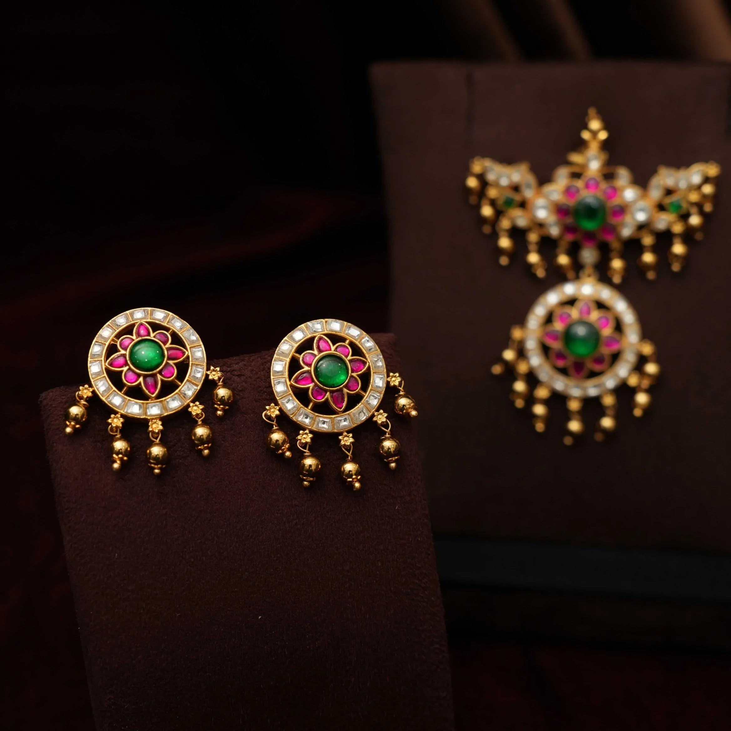 Mishka Polki Pendant