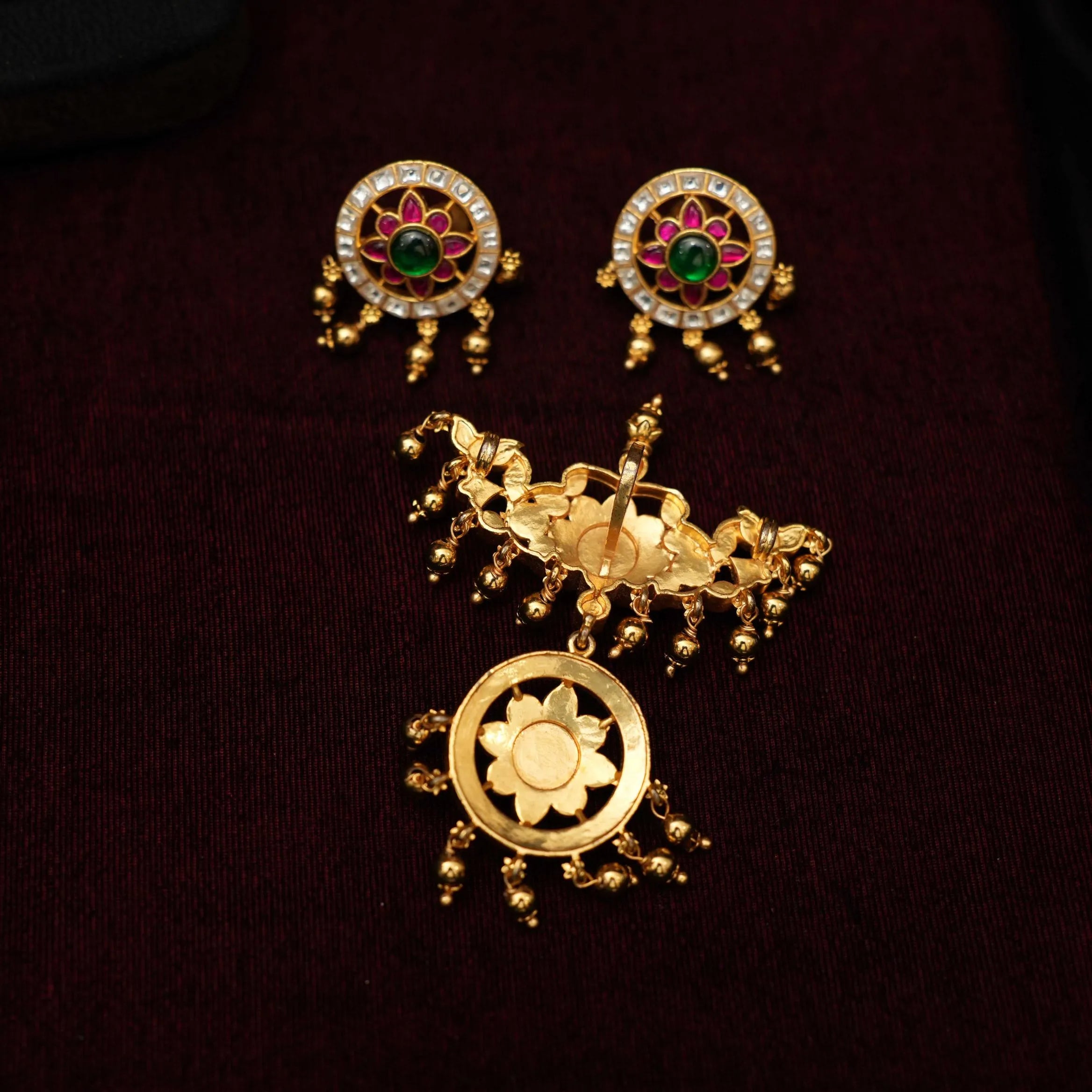 Mishka Polki Pendant