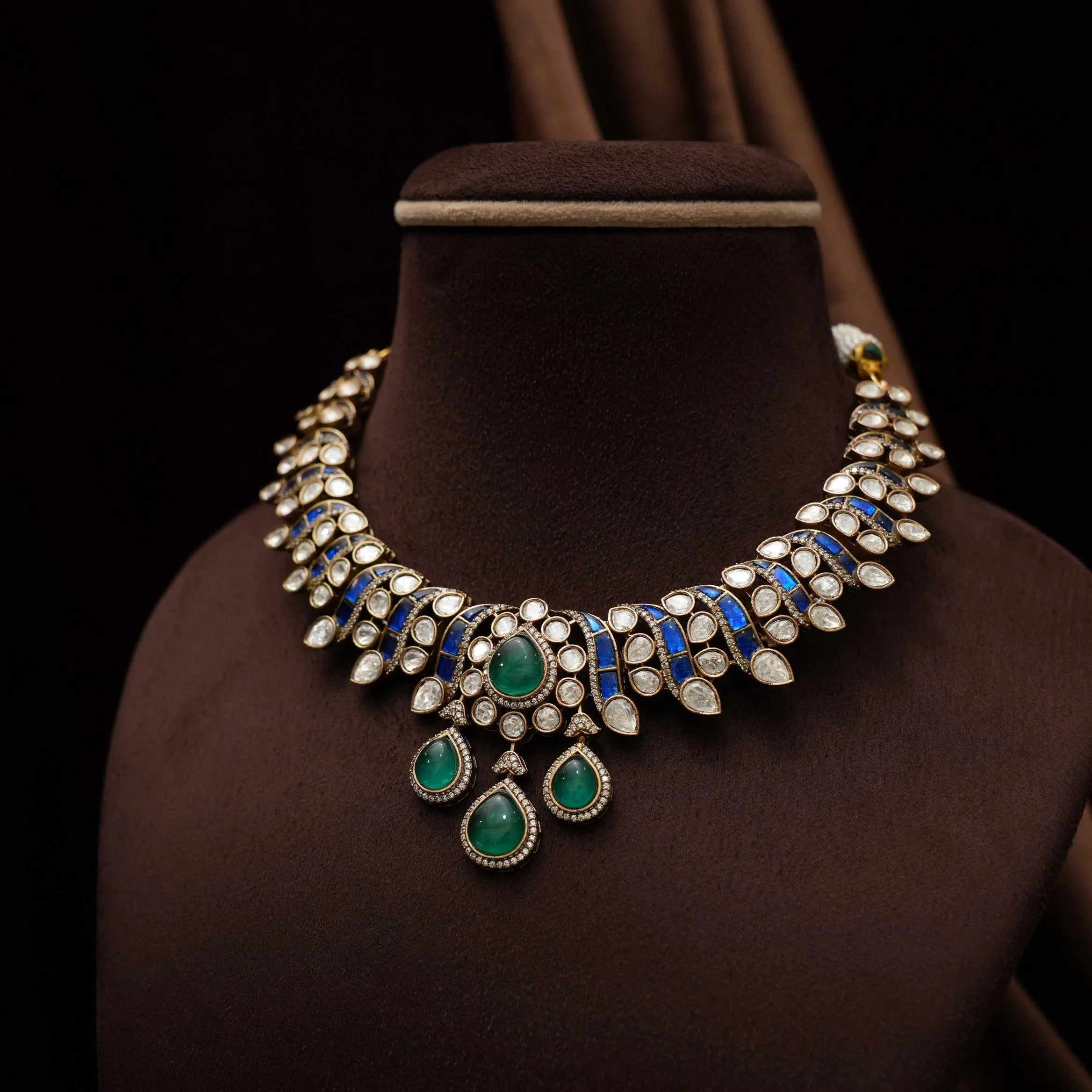 Mishti Victorian Polki Necklace