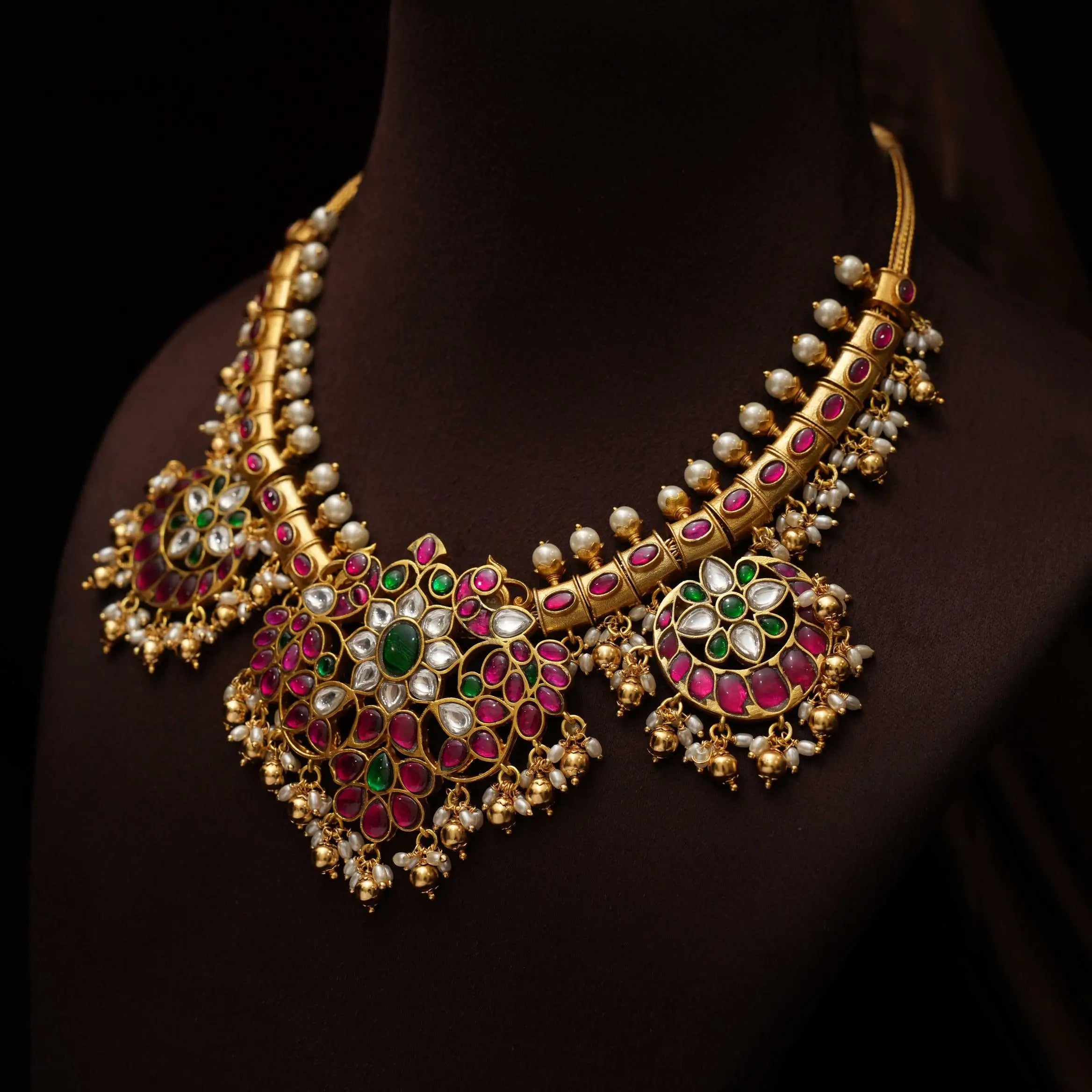 Mithili Antique Guttupusulu Necklace