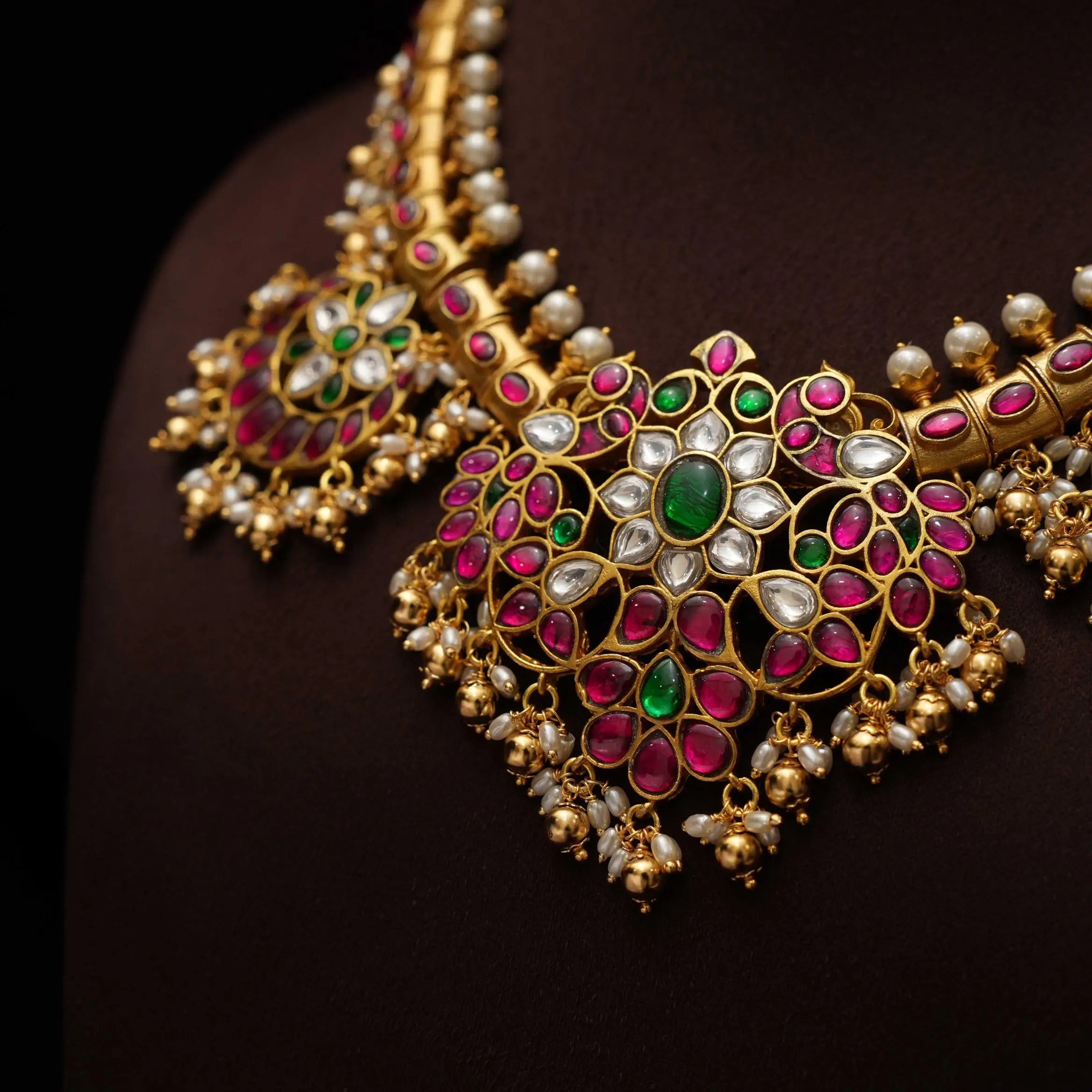 Mithili Antique Guttupusulu Necklace